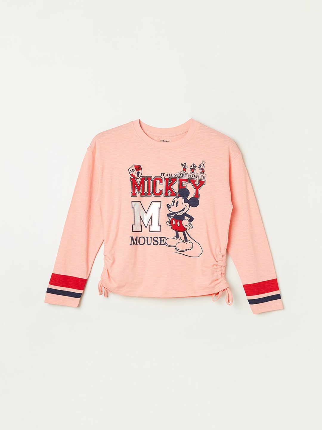 

Fame Forever by Lifestyle Girls Typography Printed Cotton T-shirt, Peach