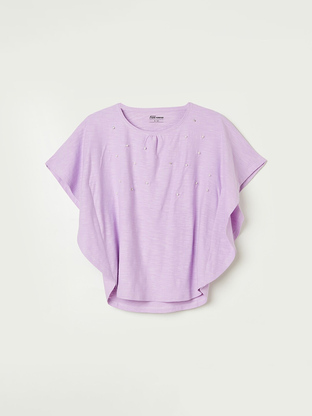 

Fame Forever by Lifestyle Girls Extended Sleeves T-shirt, Lavender