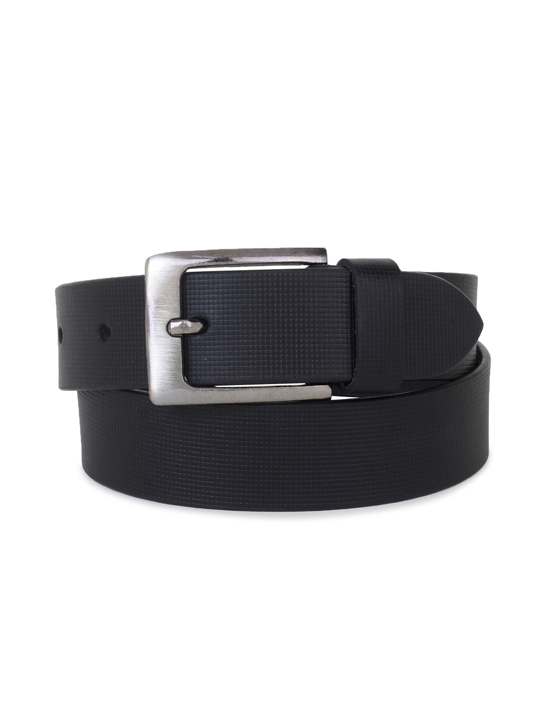 

Zacharias Boys Leather Tang Belt, Black