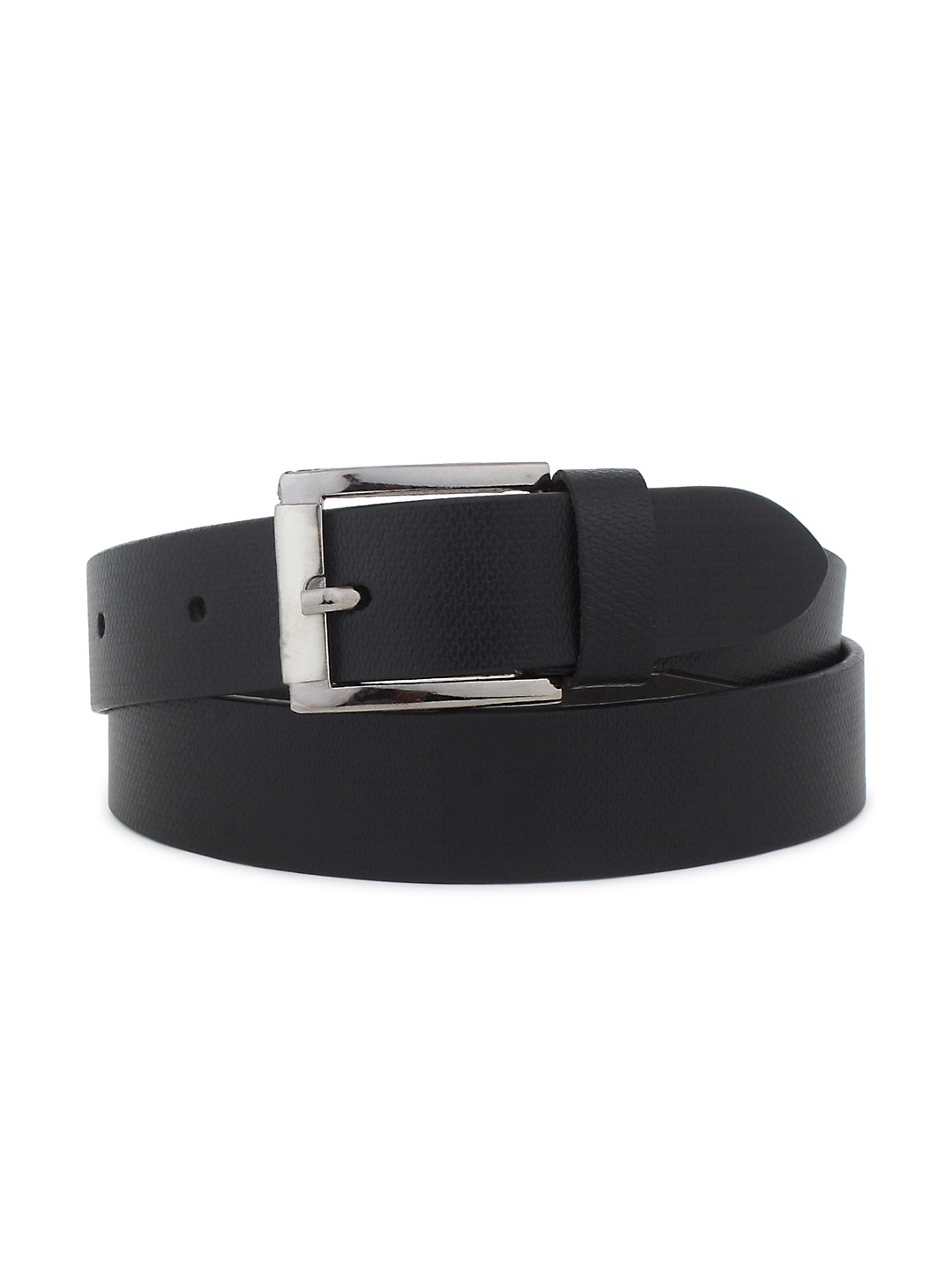 

Zacharias Boys Leather Tang Belt, Black