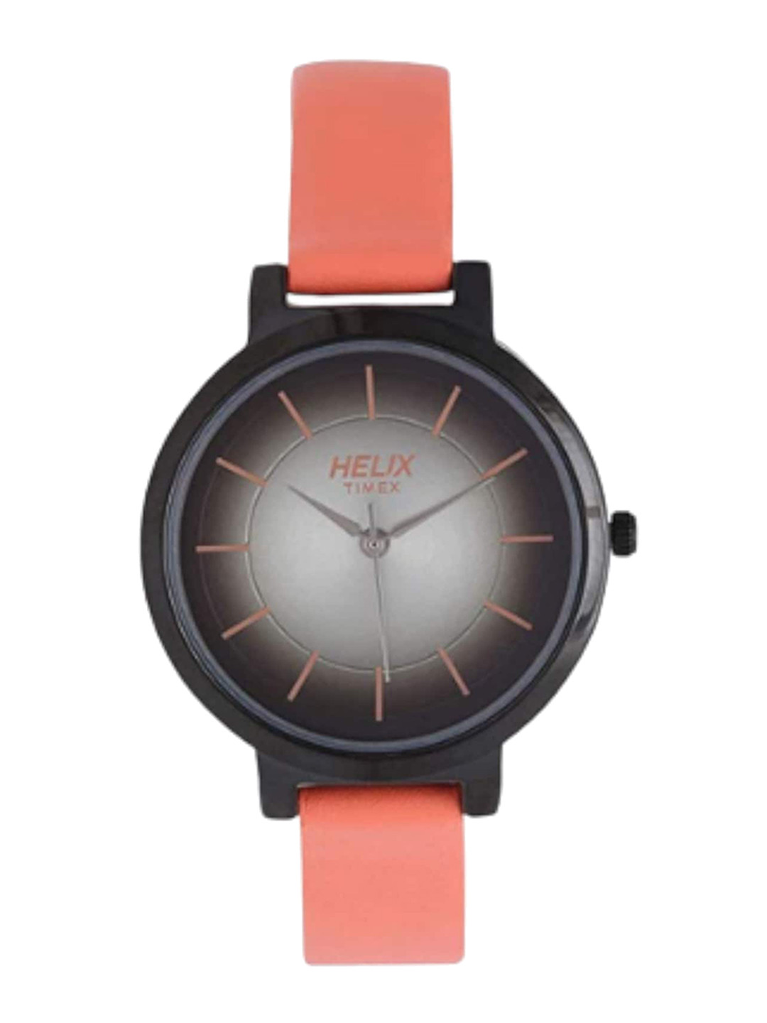 

Helix Women Leather Straps Analogue Watch TW041HL20, Silver