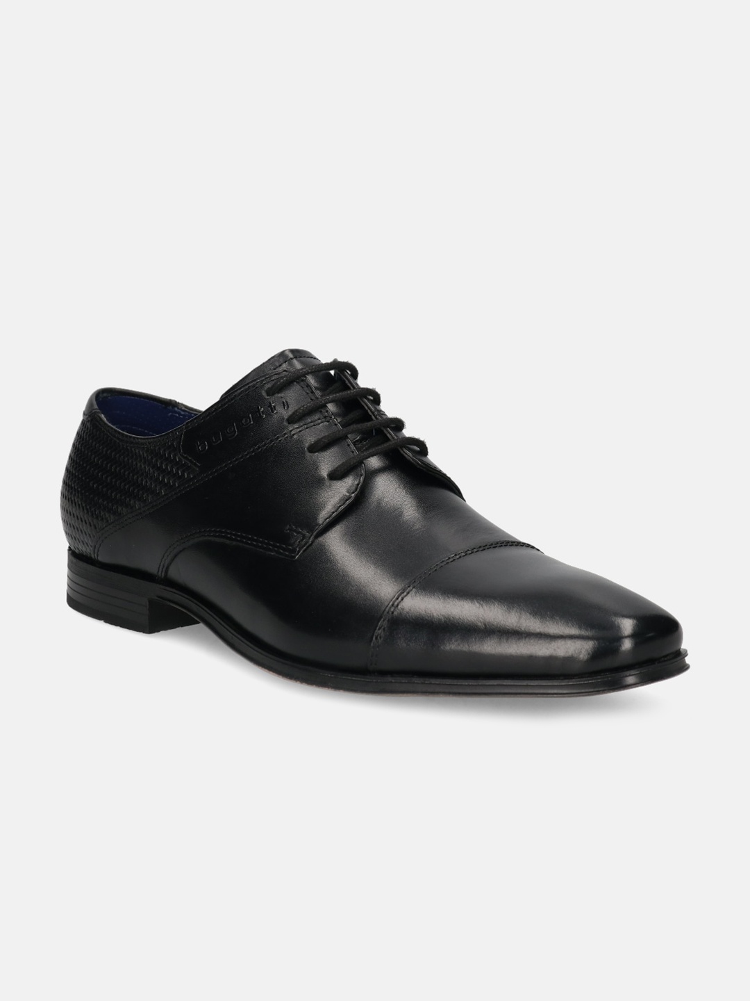 

Bugatti Men Margo Textured Leather Formal Derbys, Black