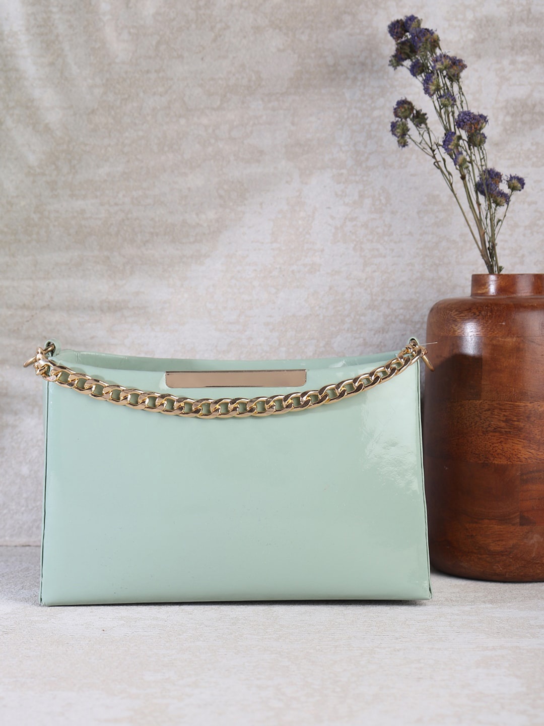 

LIKAA Structured Sling Bag, Green
