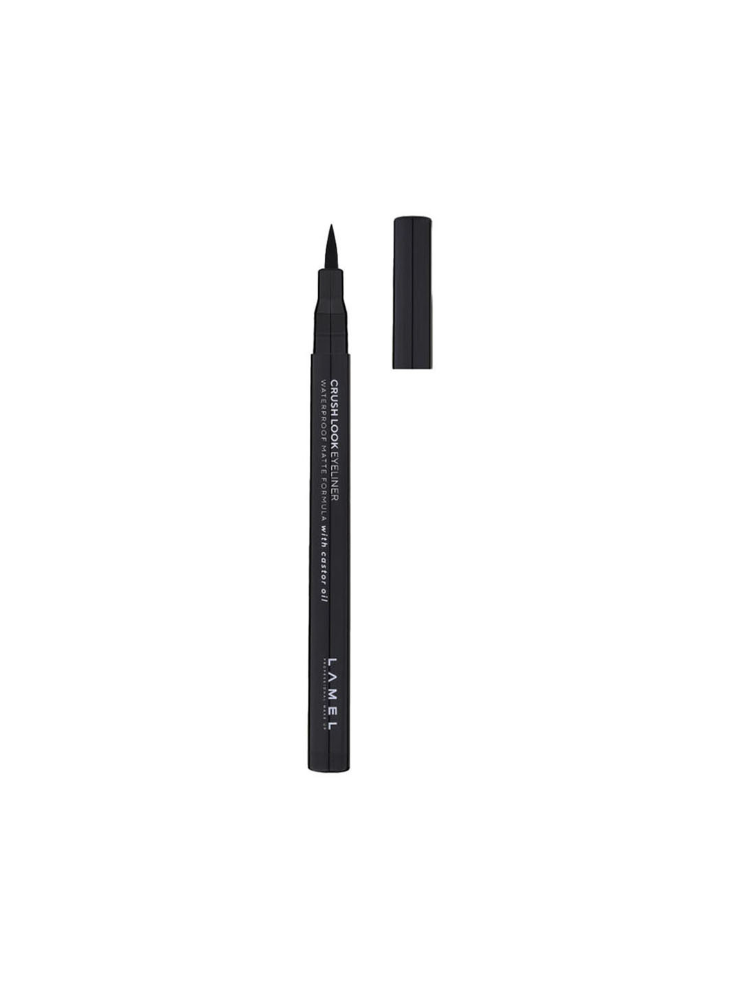

LAMEL Crush Look Pigmented Waterproof Matte Eyeliner Pen with Castor Oil 2ml - Black 401