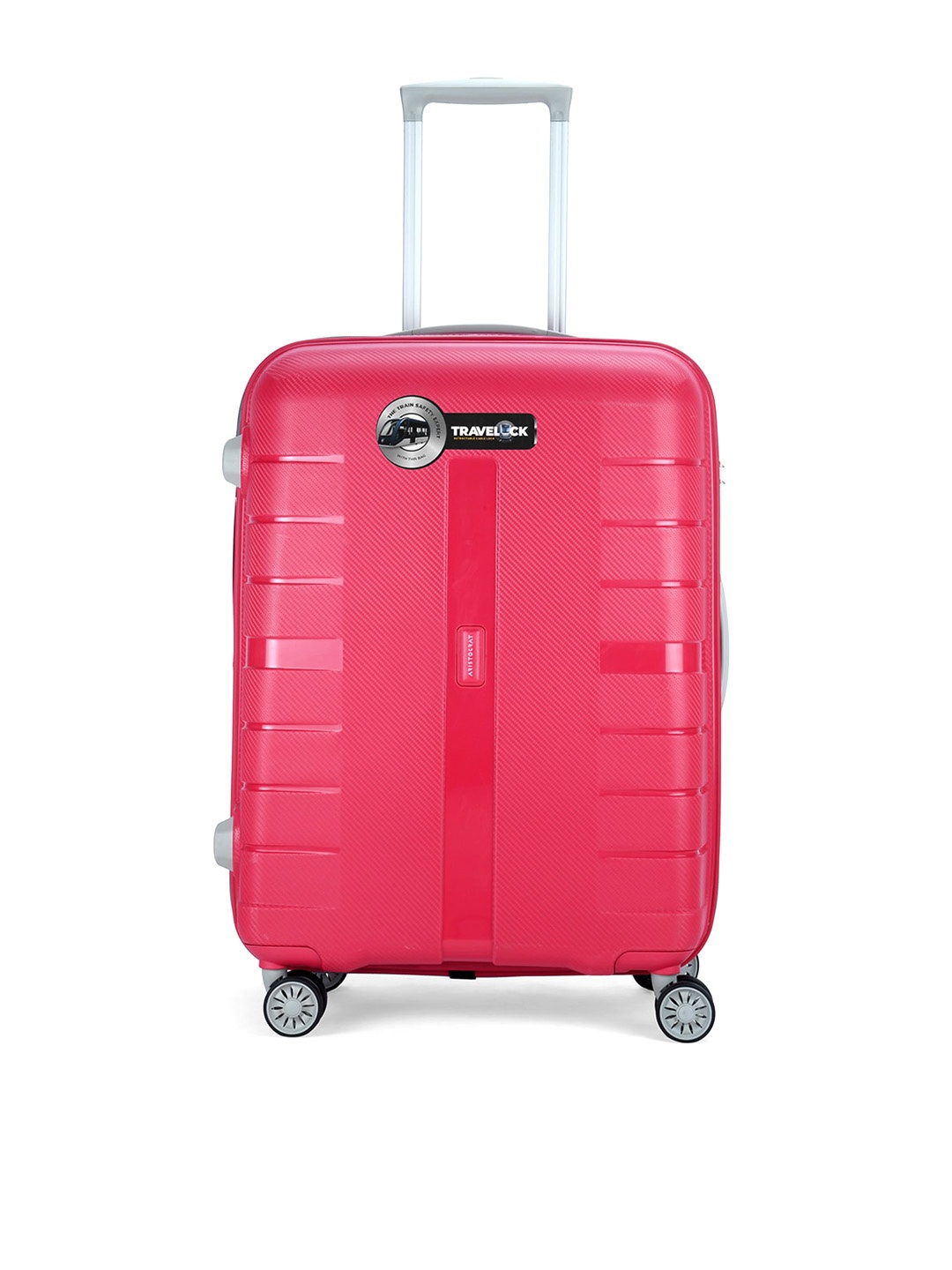 

Aristocrat Hard-Sided Medium Trolley Suitcase, Red
