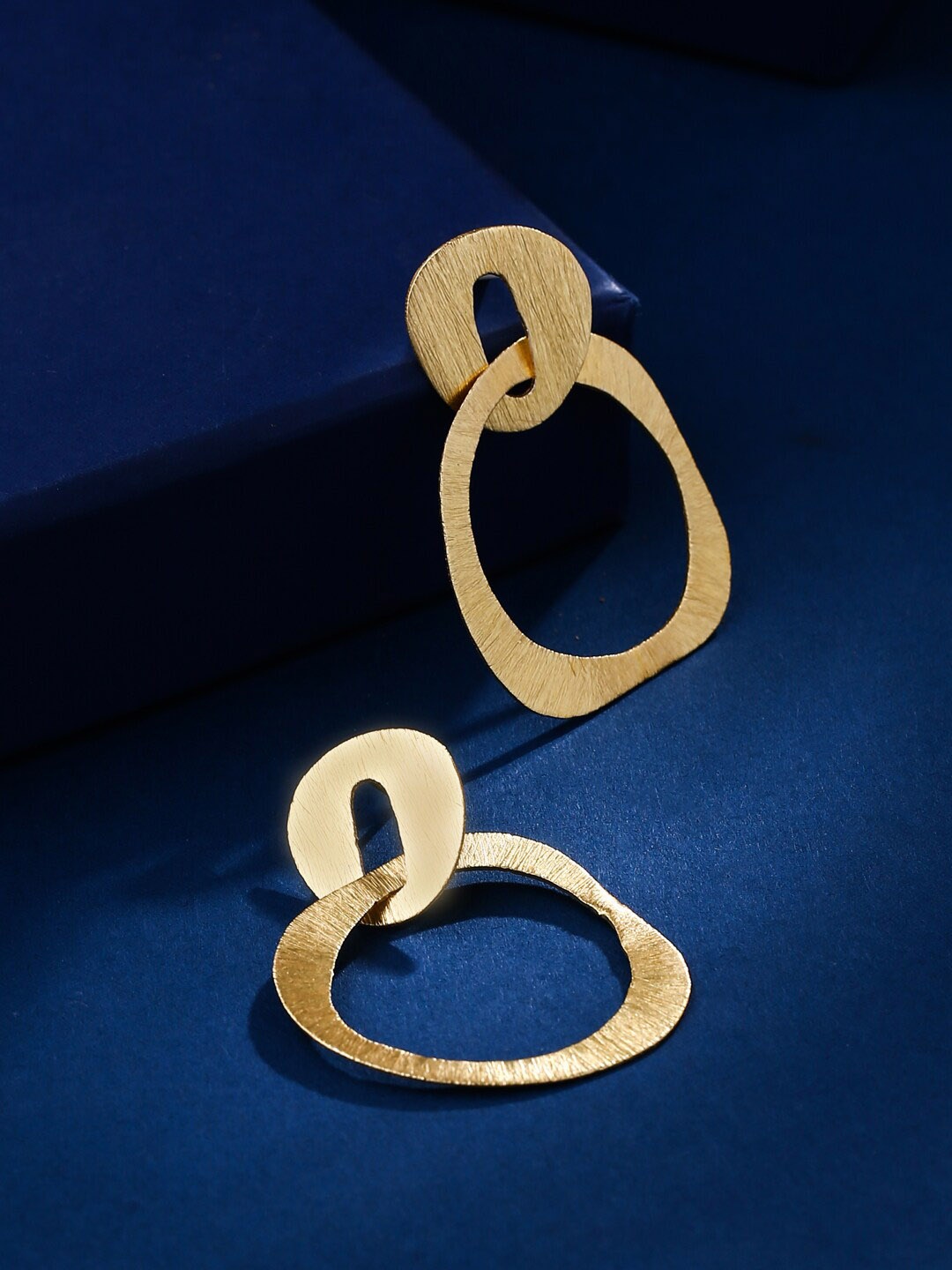 

VIRAASI Gold-Toned Quirky Drop Earrings