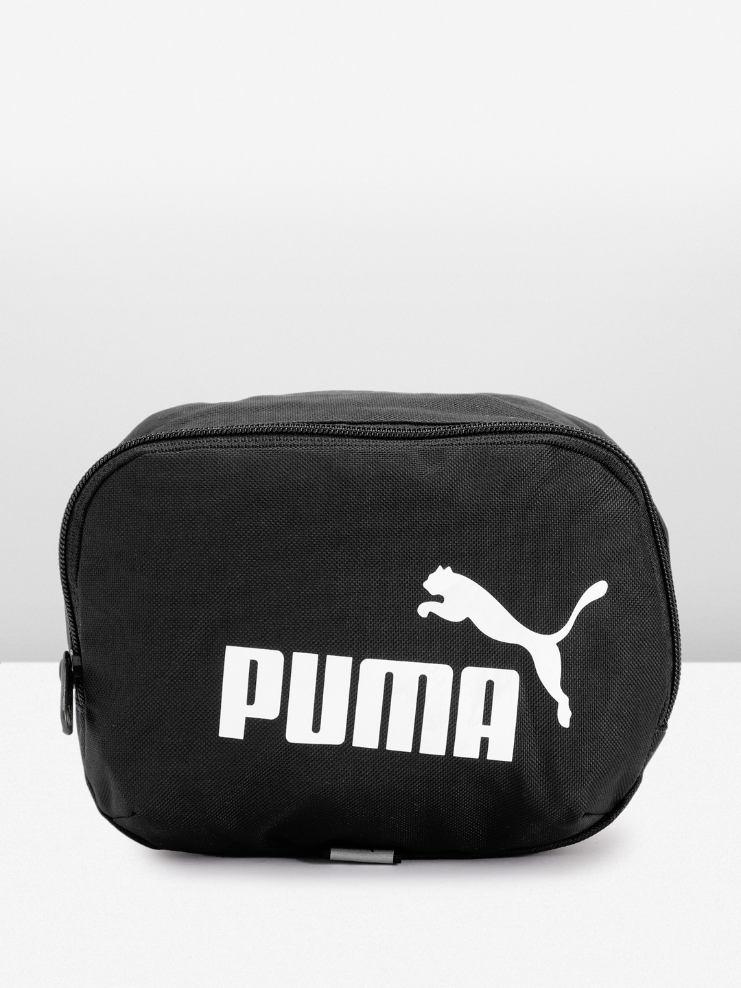 

Puma Phase Brand Logo Printed Waist Bag, Black