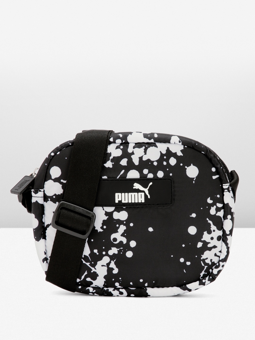 

Puma Women Core Pop Printed Sling Bag, Black