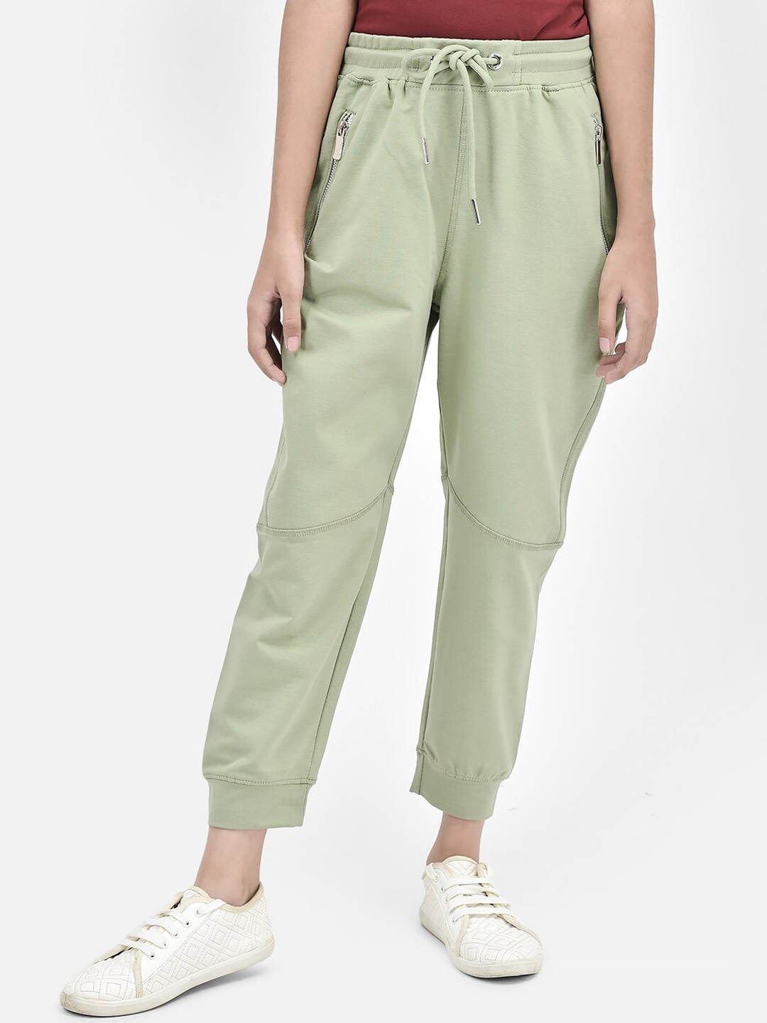 

Crimsoune Club Girls Slim-Fit Mid-Rise Joggers, Olive