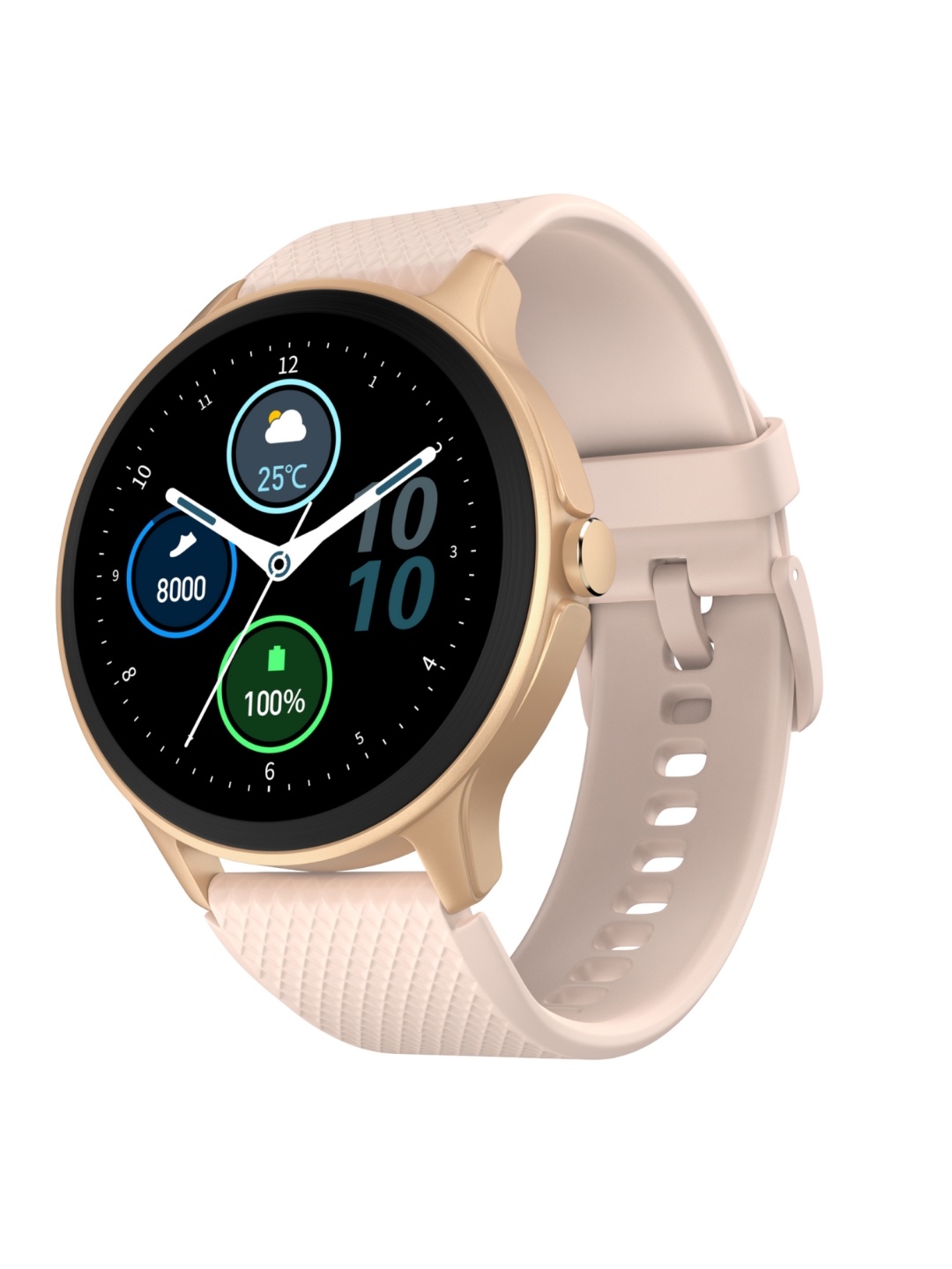 

NOISE Fuse 1.38'' Round Display with BT Calling, Metallic Finish, IP68 Rating Smartwatch, Pink