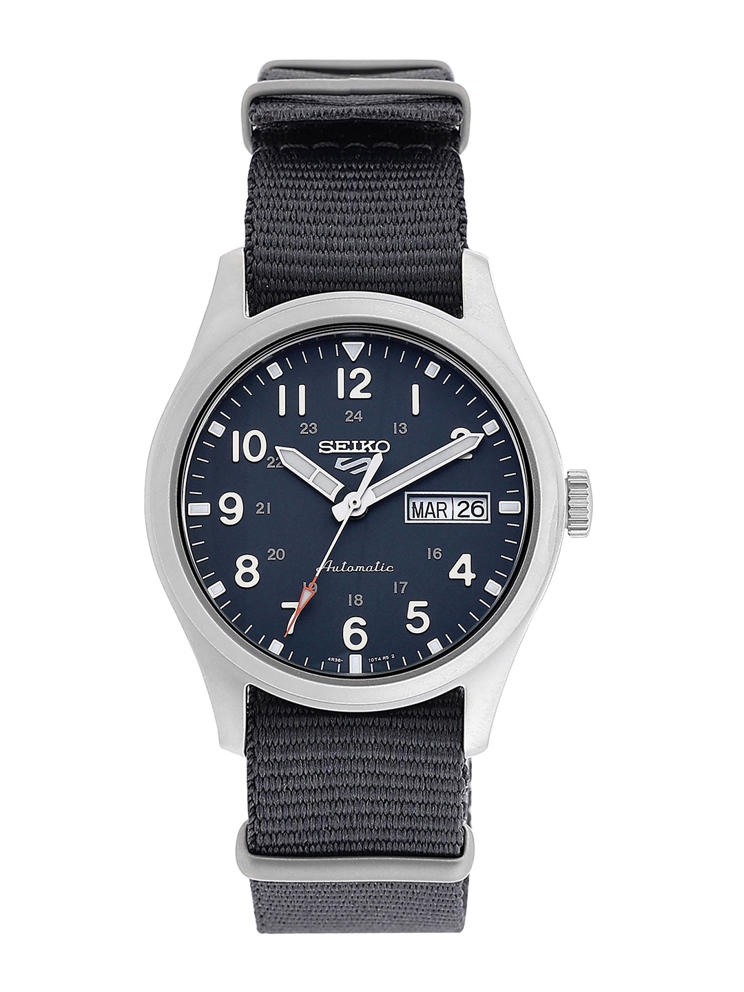 

SEIKO Men Dial & Leather Straps Analogue Automatic Motion Powered Watch SRPG31K1, Blue