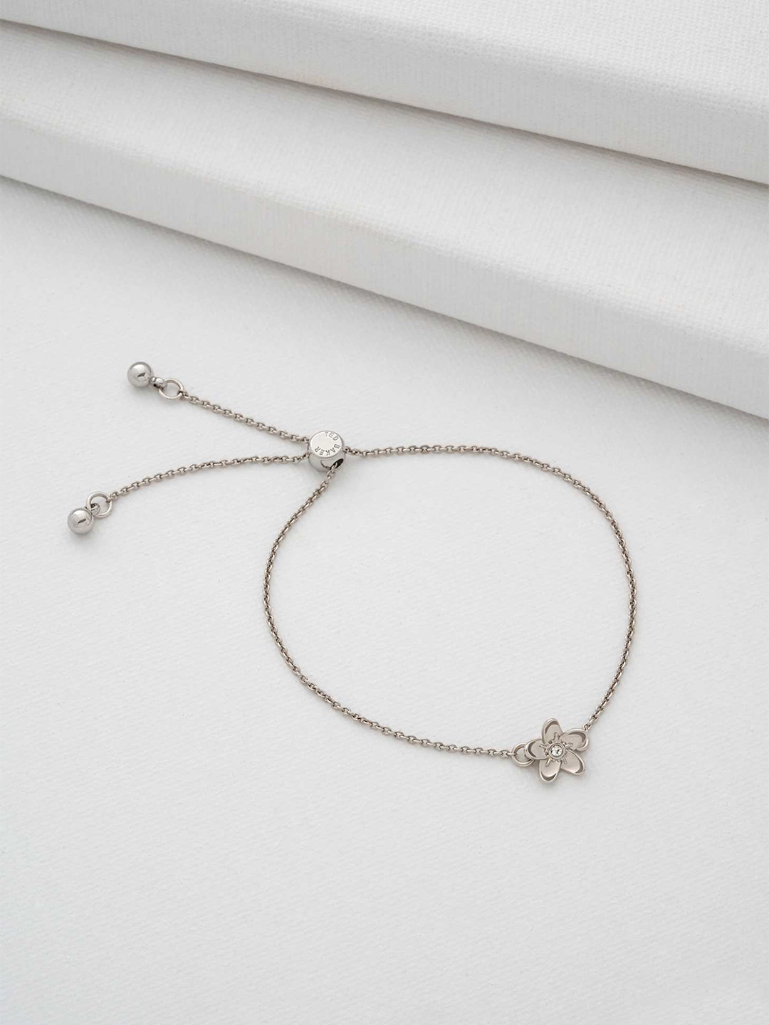 

Ted Baker Women Brass Link Bracelet, Silver