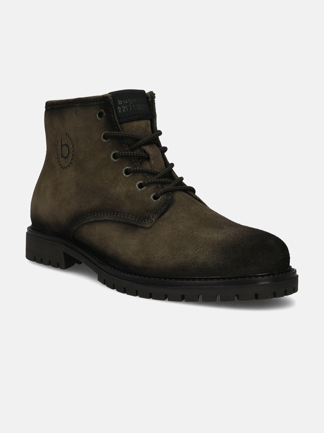 

Bugatti Men Blaco Mid-Top Suede Regular Boots, Olive