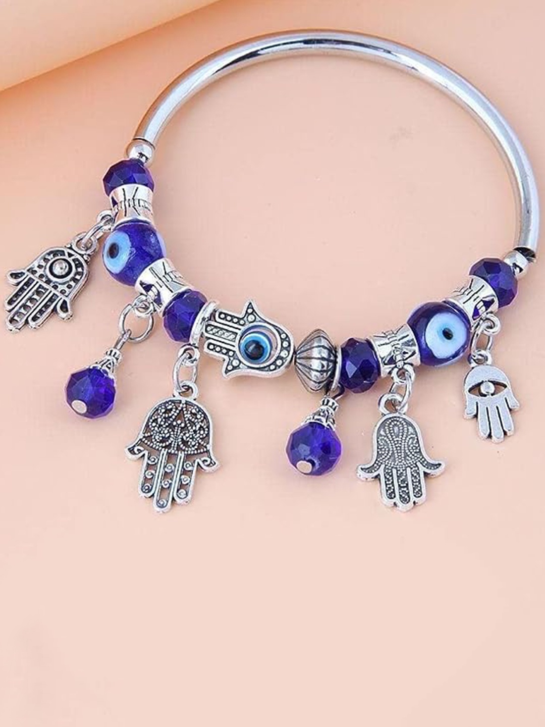 

KRYSTALZ Women Silver-Plated Charm Bracelet