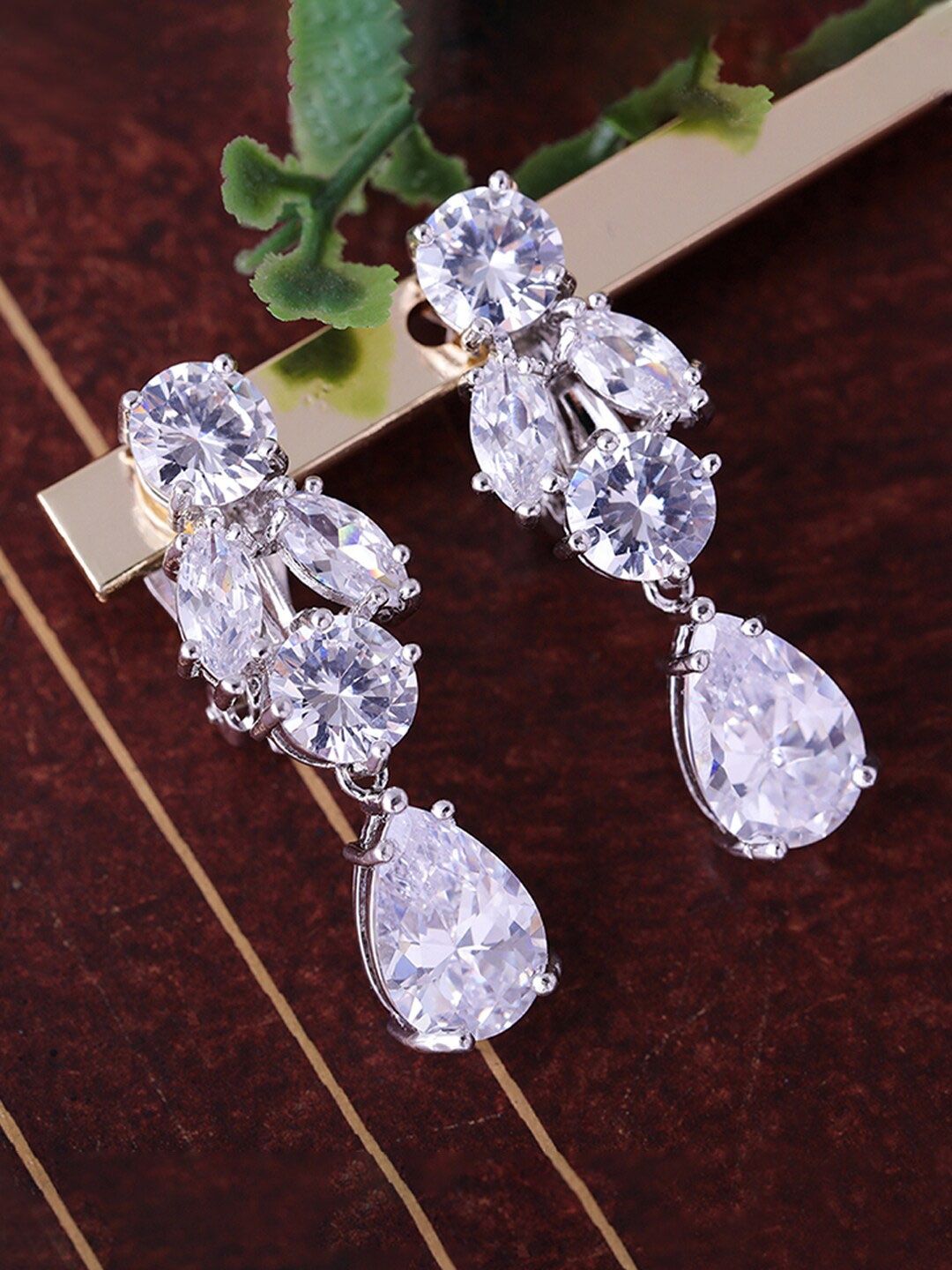 

Designs & You Silver Plated Drop Earrings