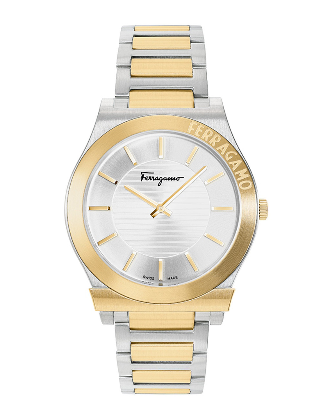 

Ferragamo Men Stainless Steel Bracelet Style Straps Analogue Watch SFMP00722, White
