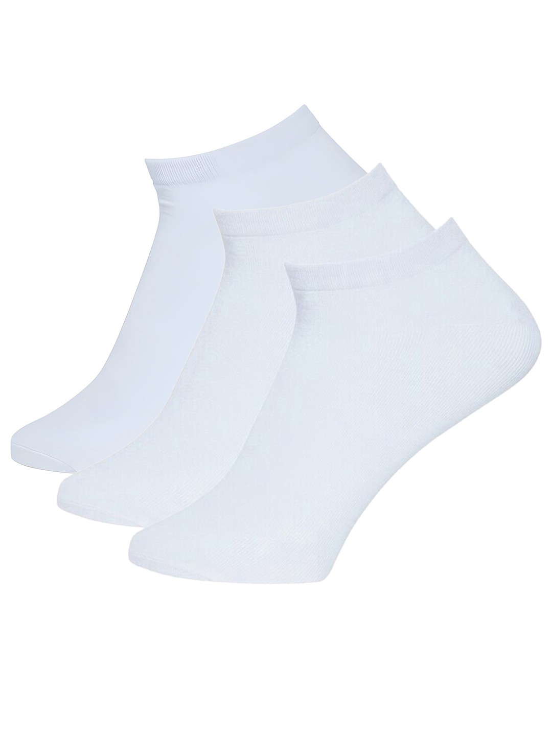 

Hill Islands Pack Of 3 Anti-Microbial Ankle-Length Socks, White