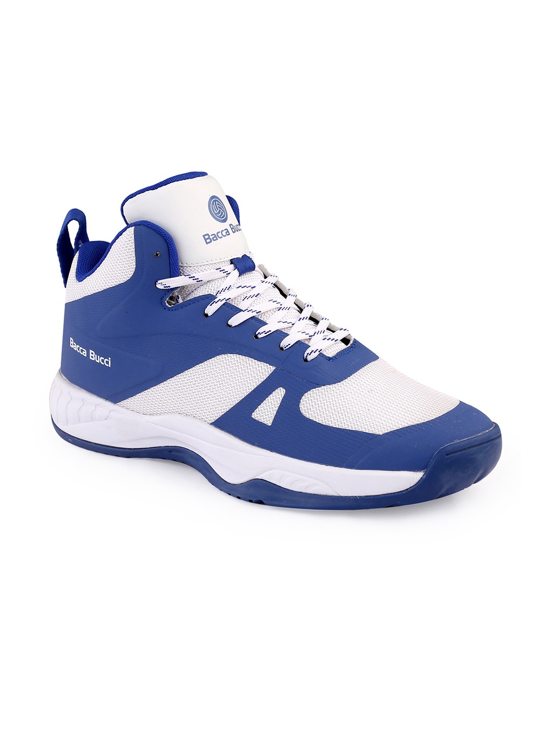 

bacca bucci Men Slamdunk Mid-Top Basketball Shoes, Blue
