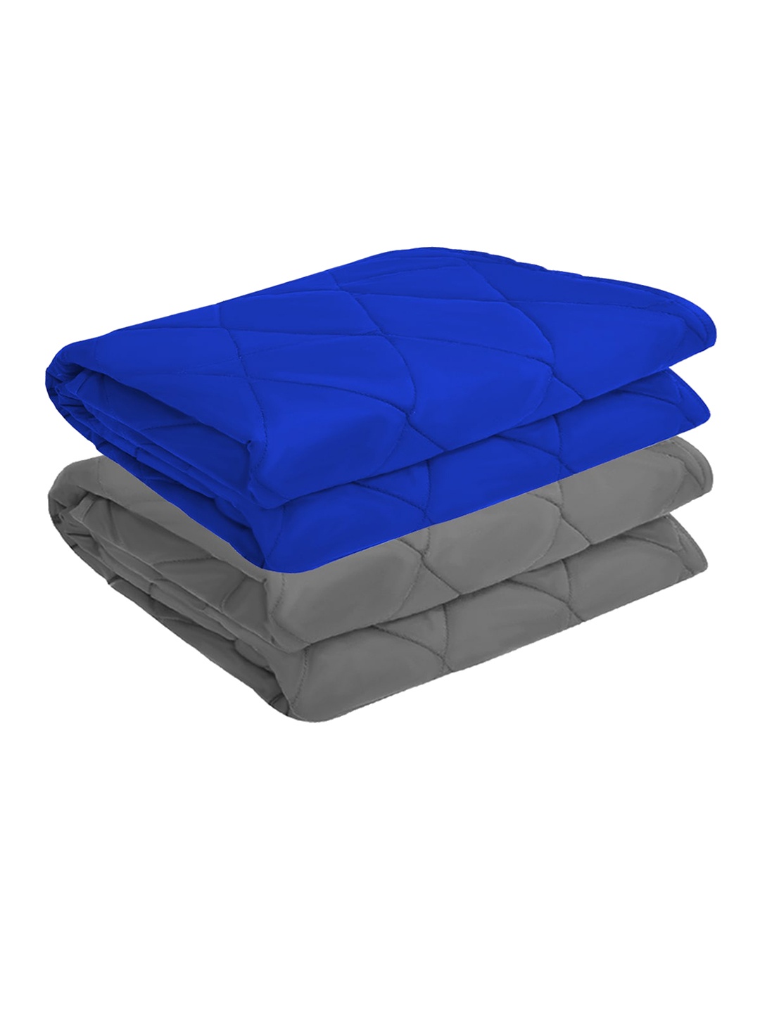 

Adbeni Kids Blue & Grey 2 Pieces 210 GSM Waterproof Mattress Protector