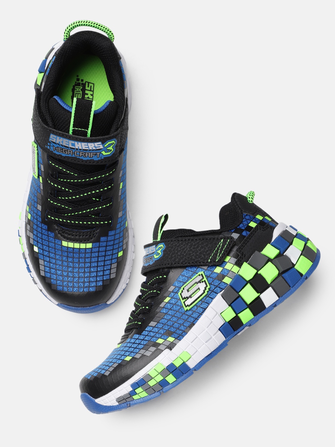 

Skechers Boys Printed Mega Craft 3.0 Sneakers, Black