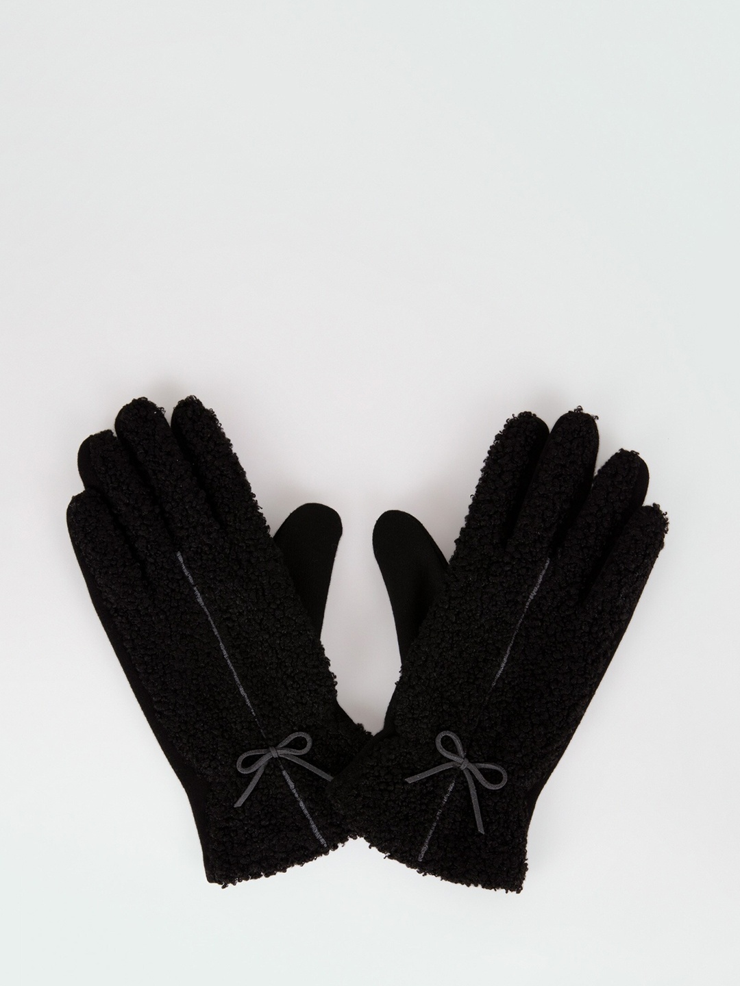 

DeFacto Women Hand Gloves, Black