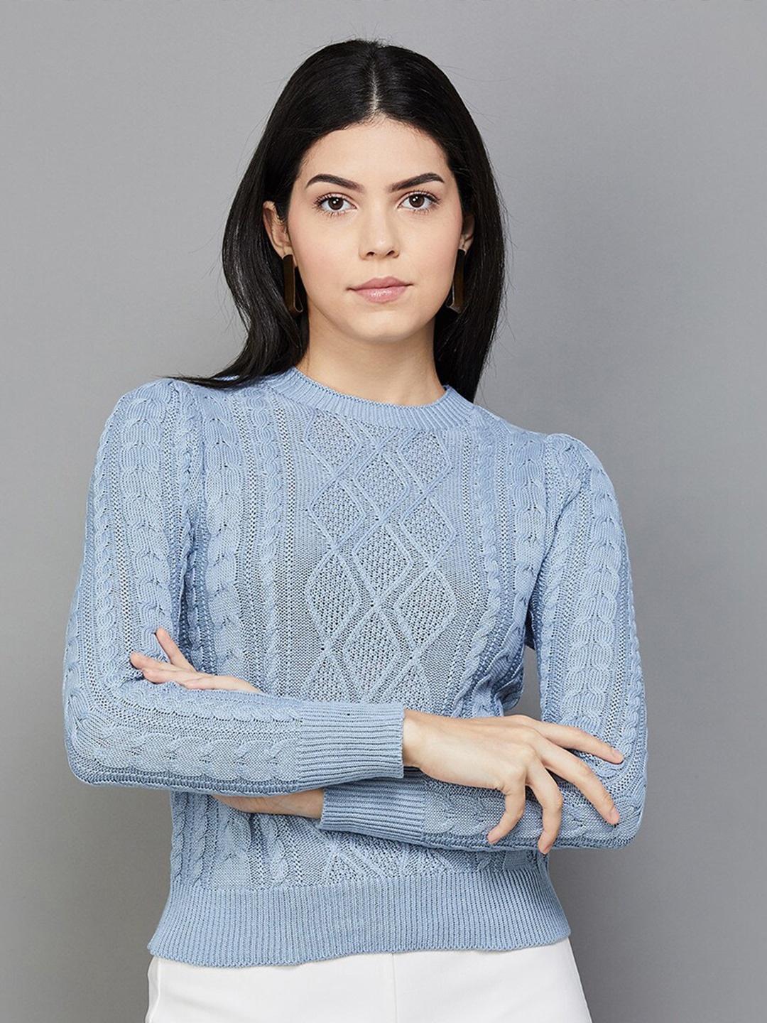 

CODE by Lifestyle Self Design Pullover Sweater, Blue