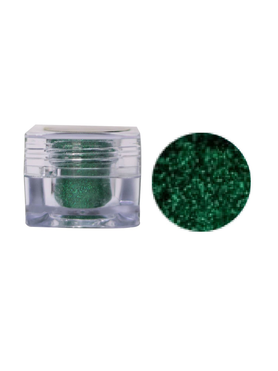 

Veoni BELLE Holographic Ultra Fine Iridescent Laser Glitter Eyeshadow Powder-Emerald Green