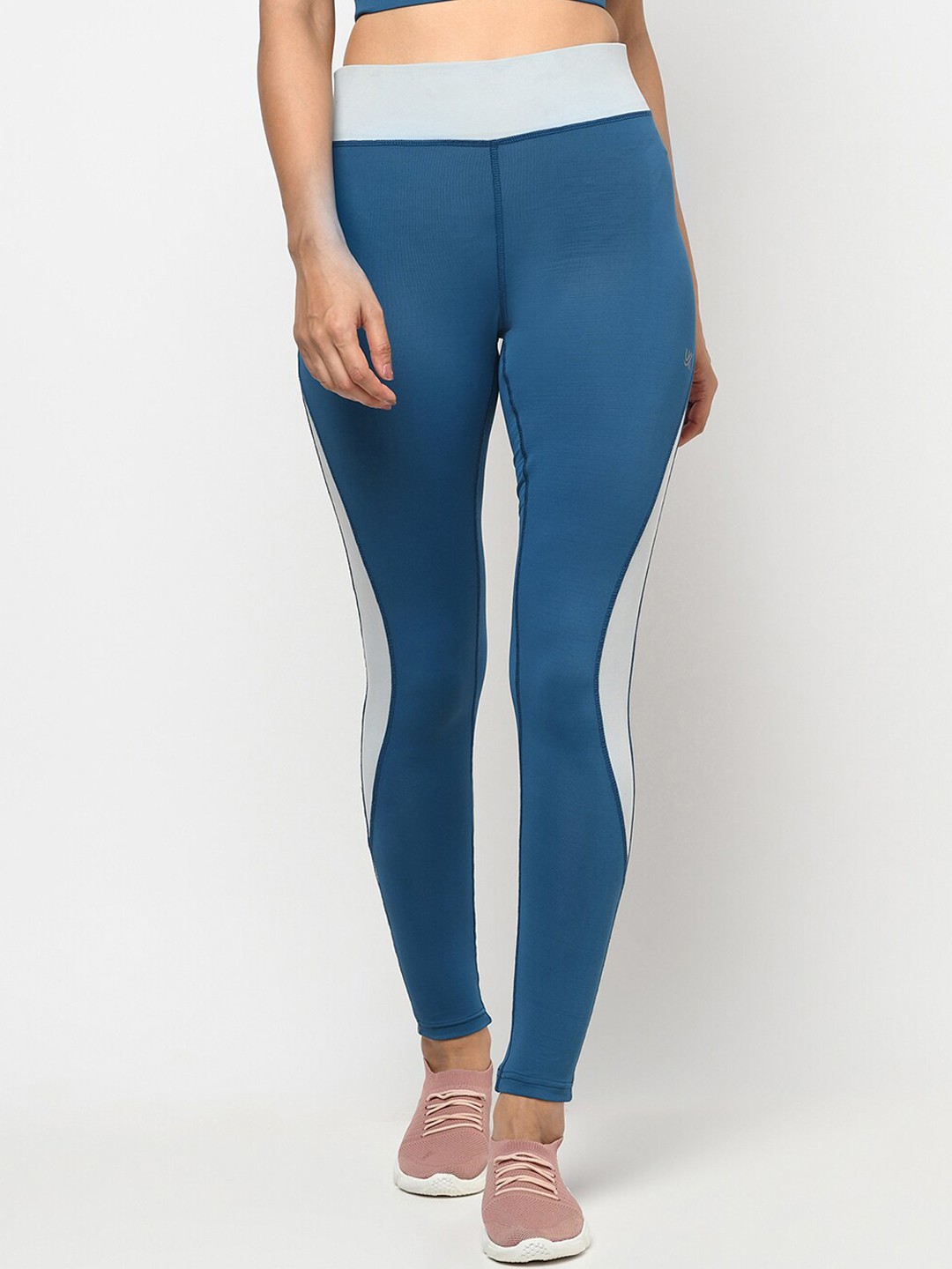 

URKNIT Women High Top Slim Fit Sportswear Stretchable Tights, Teal