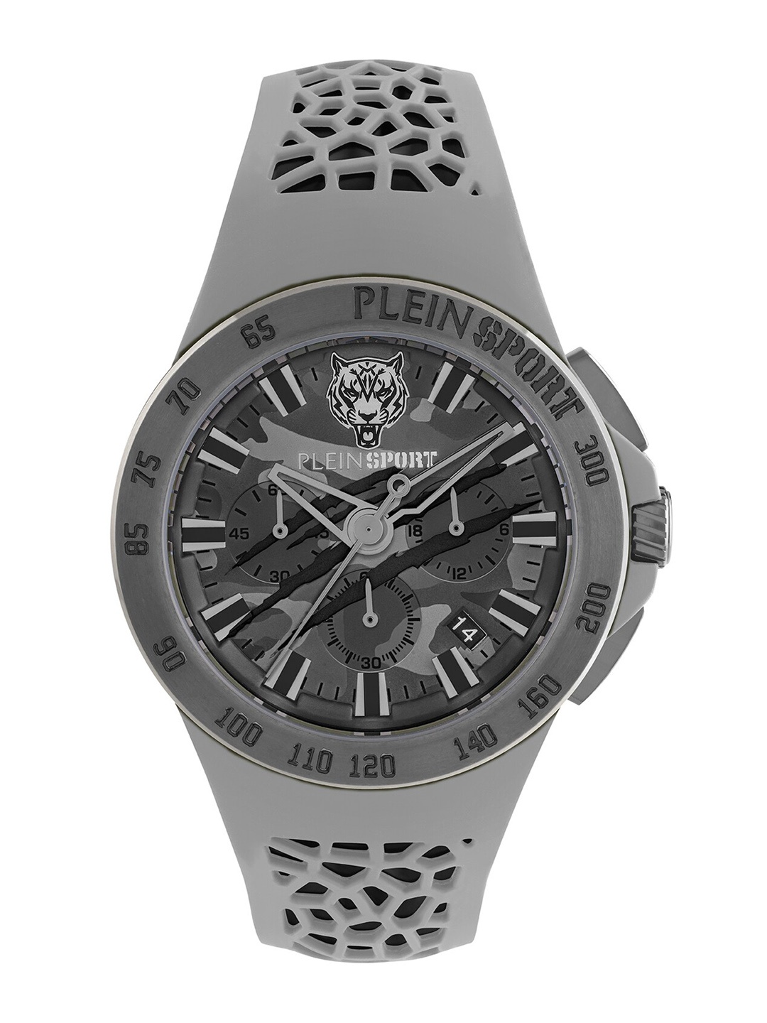 

PLEIN SPORT Men Dial & Bracelet Style Straps Analogue Watch PSABA0523, Grey