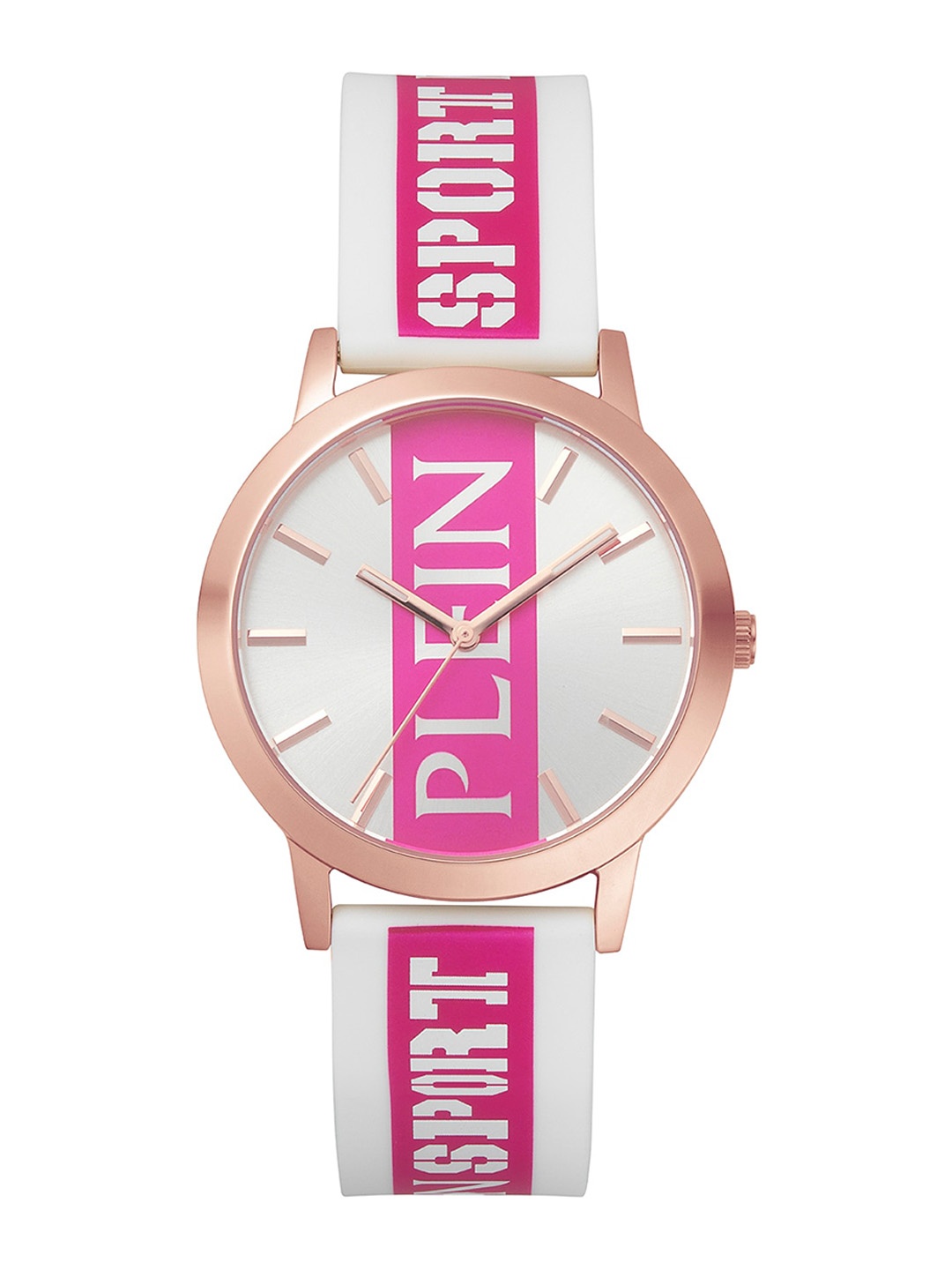 

PLEIN SPORT Women Printed Dial Water Resistant Analogue Watch PSJBA0423, Silver
