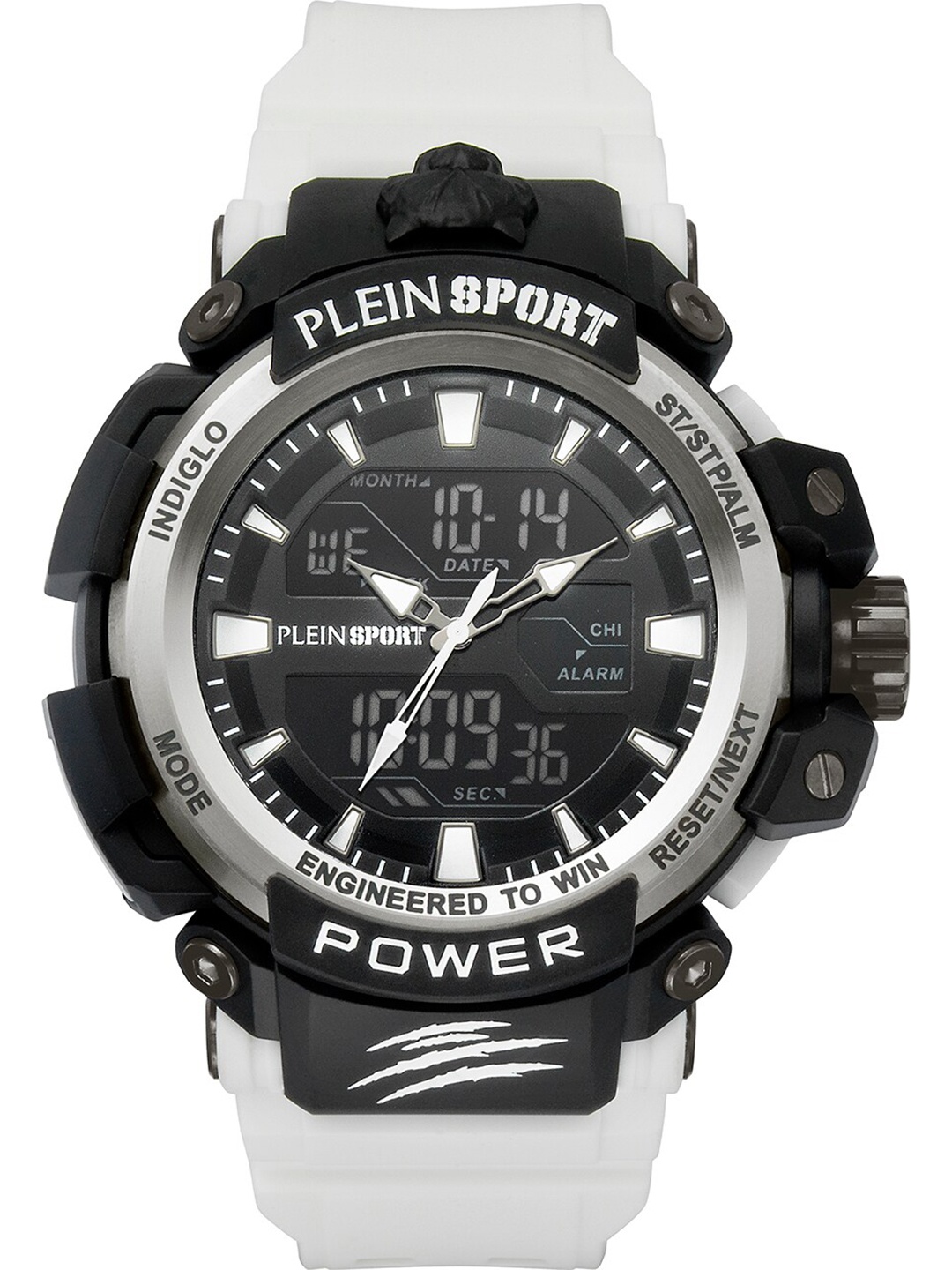 

PLEIN SPORT Men Textured Dial & Analogue And Digital Watch PSNBA0223, Black