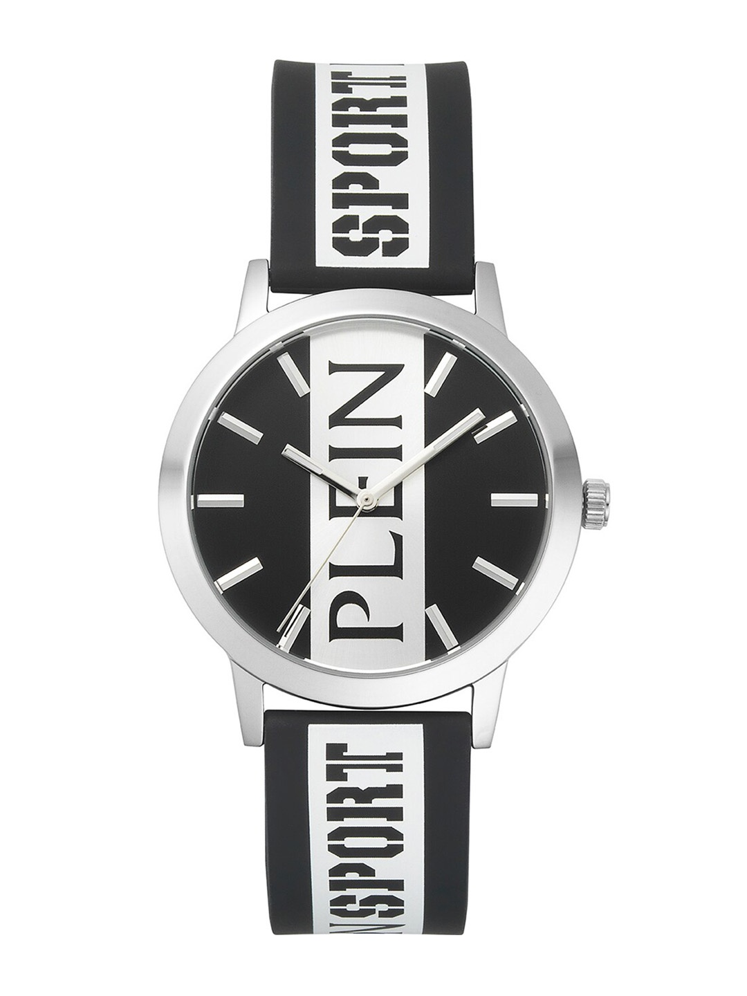 

PLEIN SPORT Women Printed Dial & Multicoloured Straps Analogue Watch PSJBA0123, Black