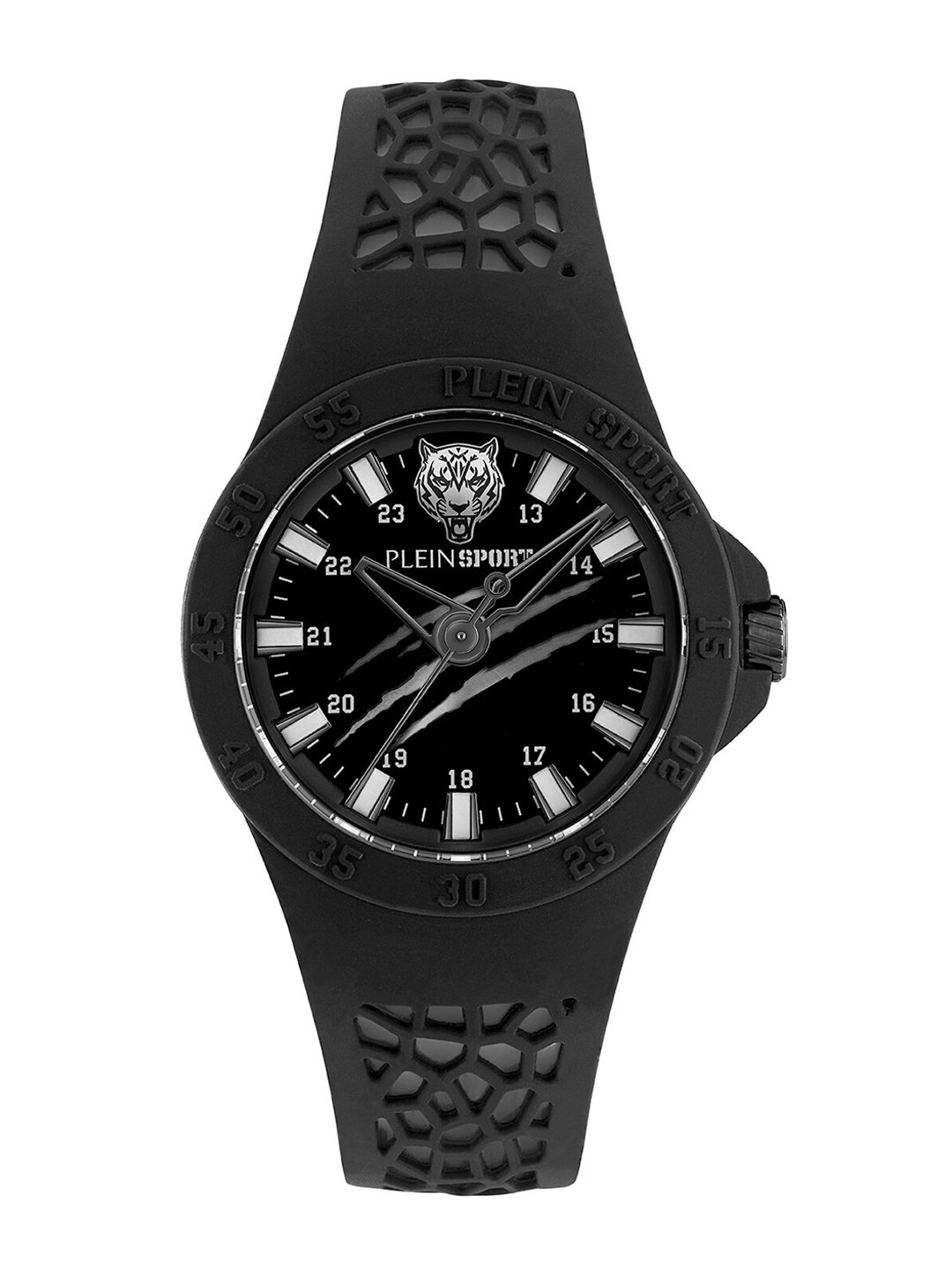 

PLEIN SPORT Unisex Textured Dial & Straps Analogue Watch PSBBA0423, Black