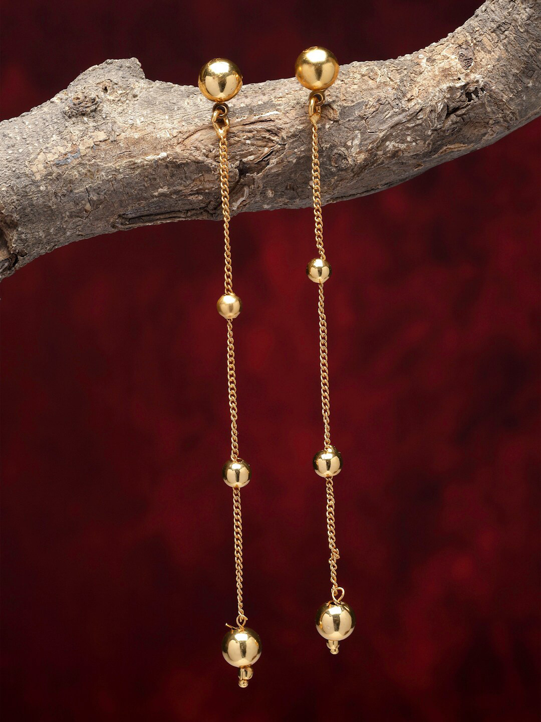 

ZENEME Gold Plated Classic Drop Earrings