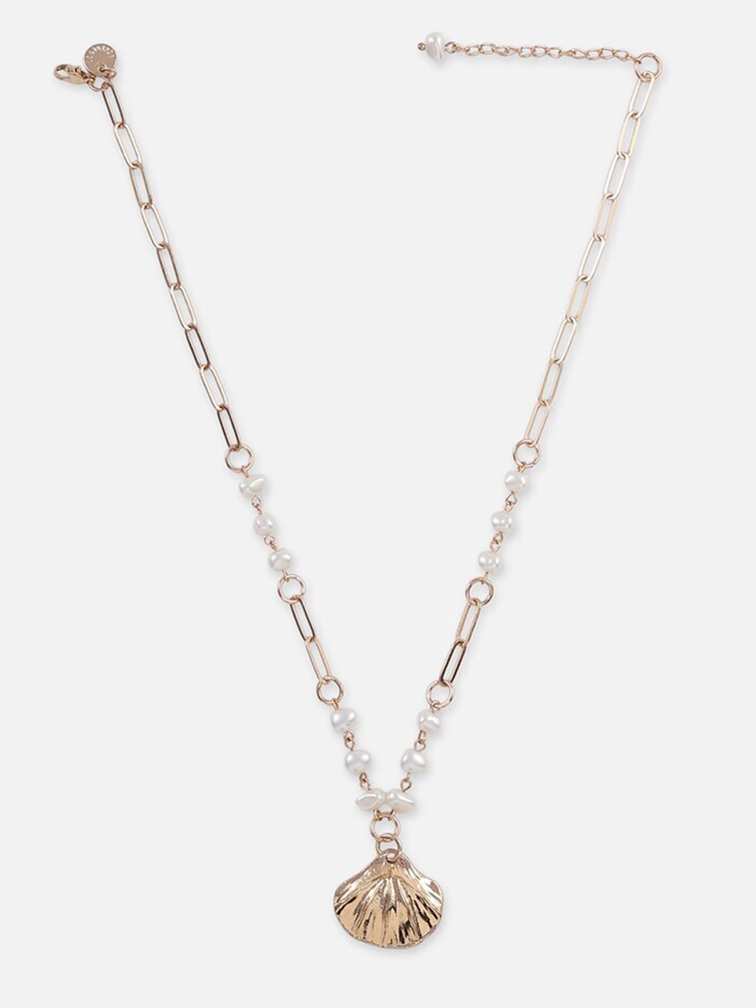 

FOREVER 21 Gold-Plated Beaded Chain