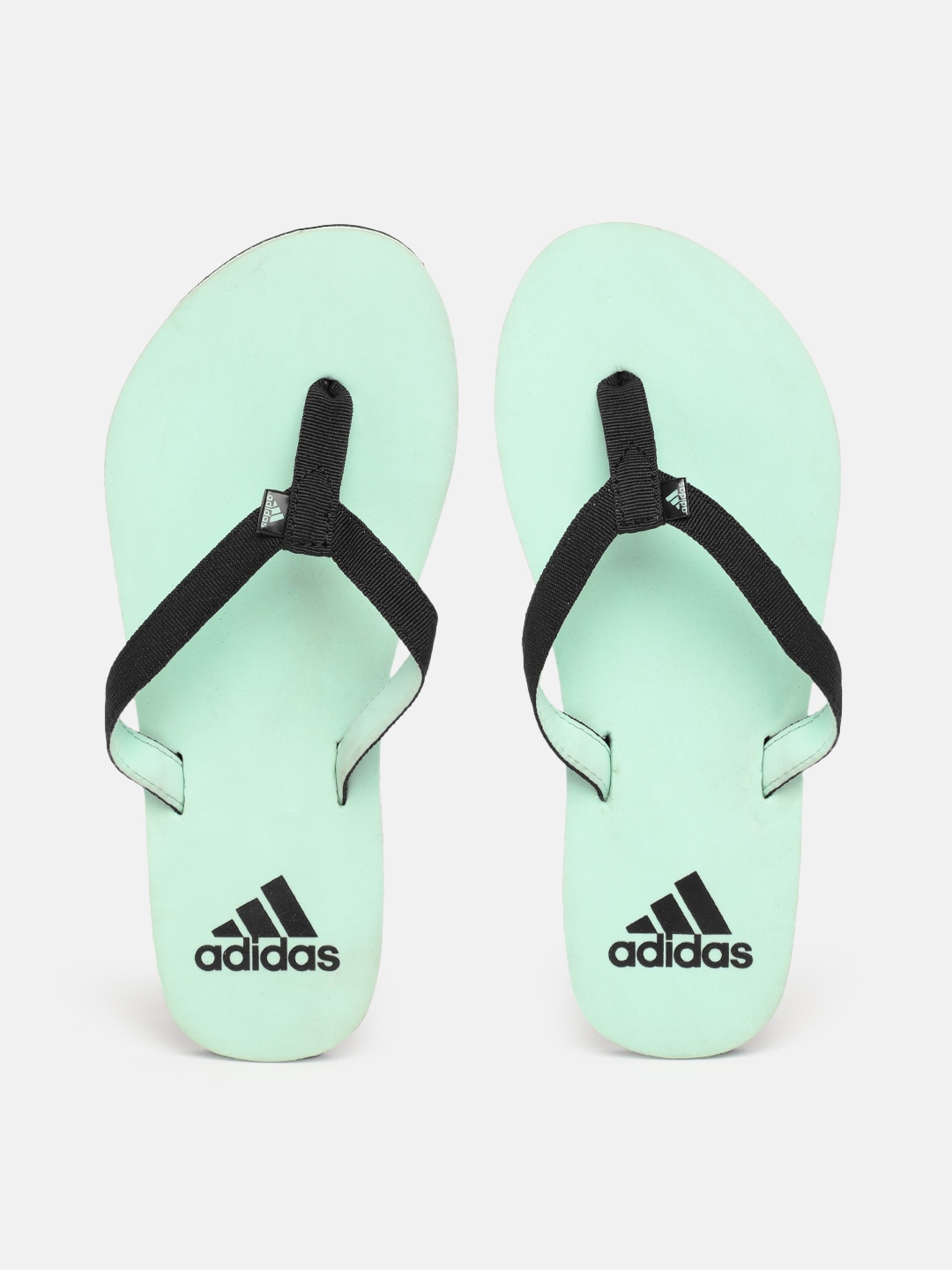 

ADIDAS Kids Brand Logo Print Thong Flip-Flops, Black