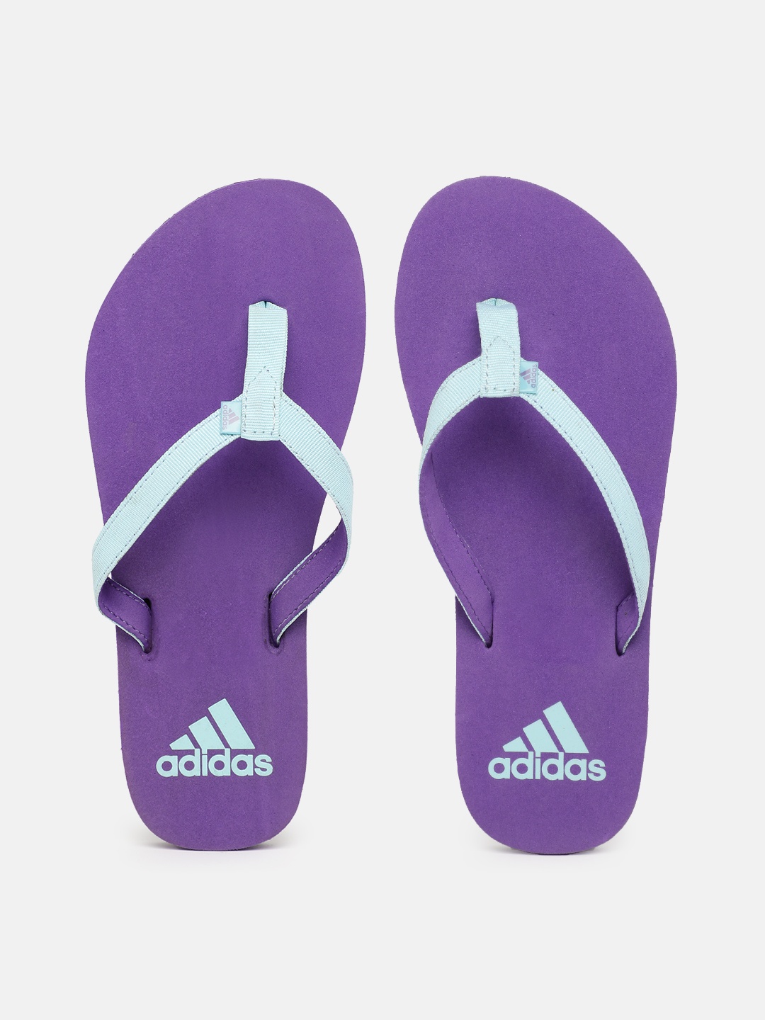 

ADIDAS Kids Brand Logo Print Thong Flip-Flops, Blue