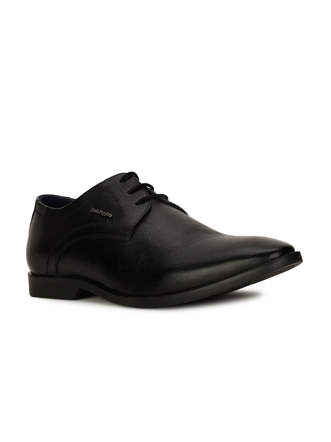 

Hush Puppies Men Leather Formal Derbys, Black