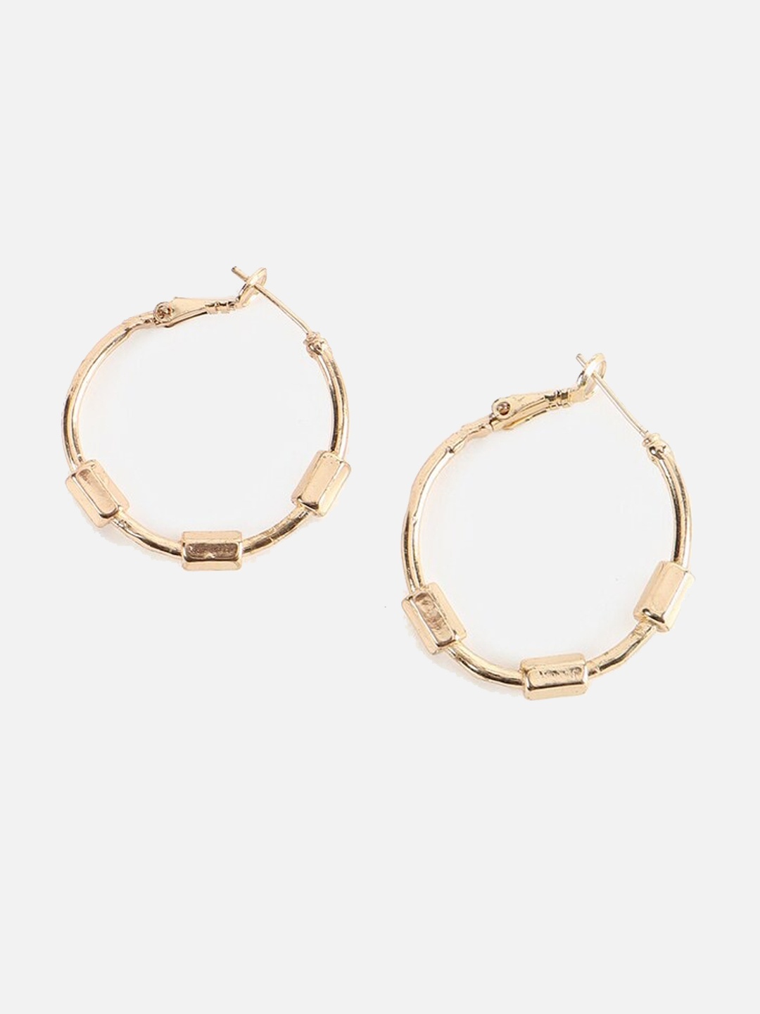 

FOREVER 21 Circular Shaped Hoop Earrings, Gold