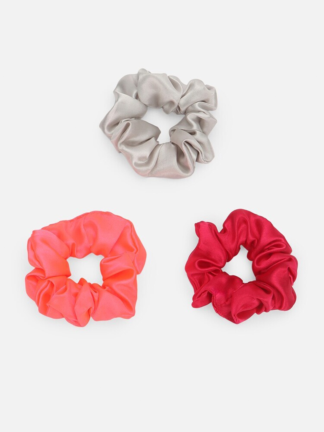 

FOREVER 21 Set Of 3 Pink & Red Ponytail Holders
