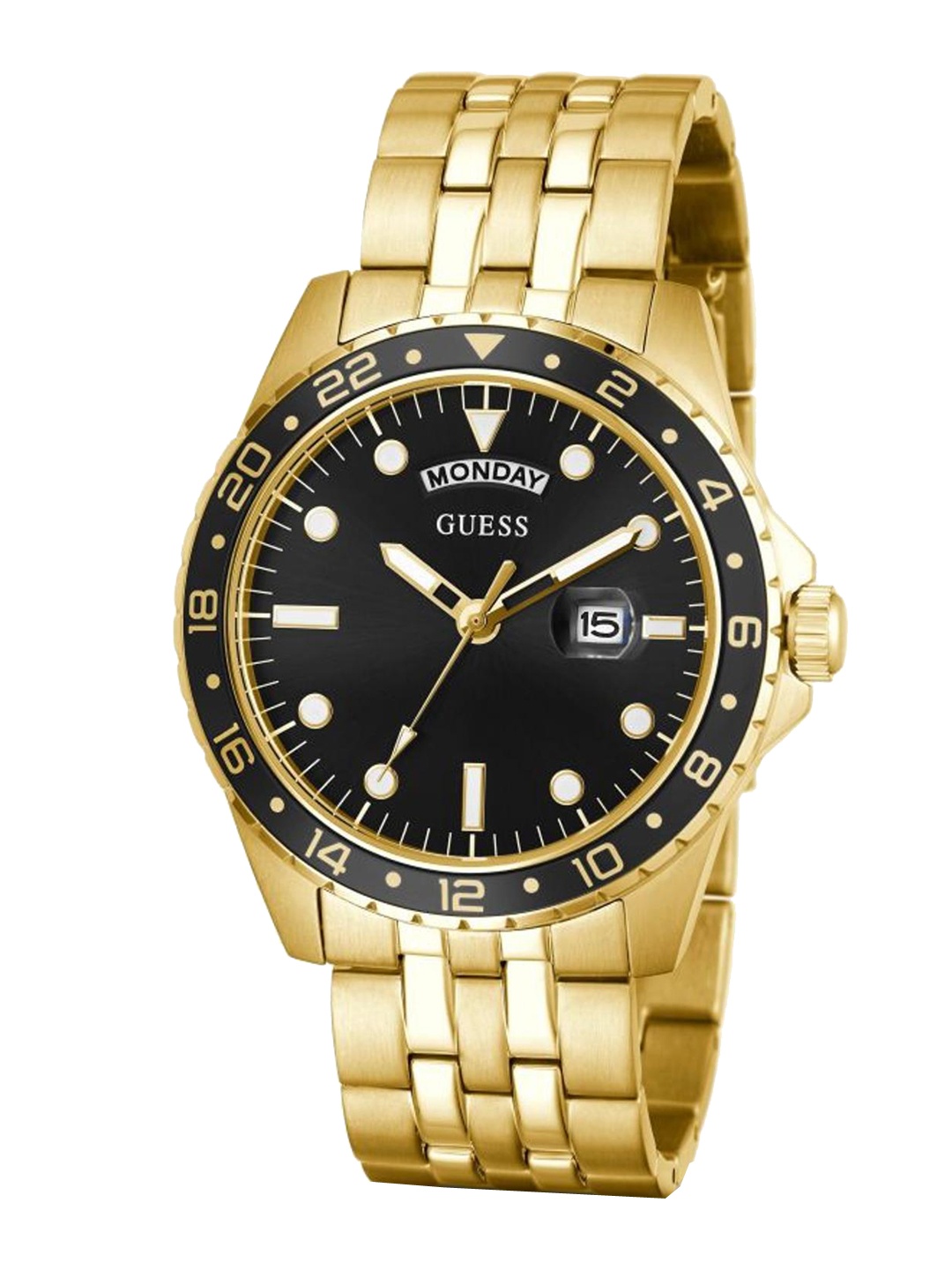 

GUESS Men Water Resistance Stainless Steel Analogue Watch GW0220G4, Black