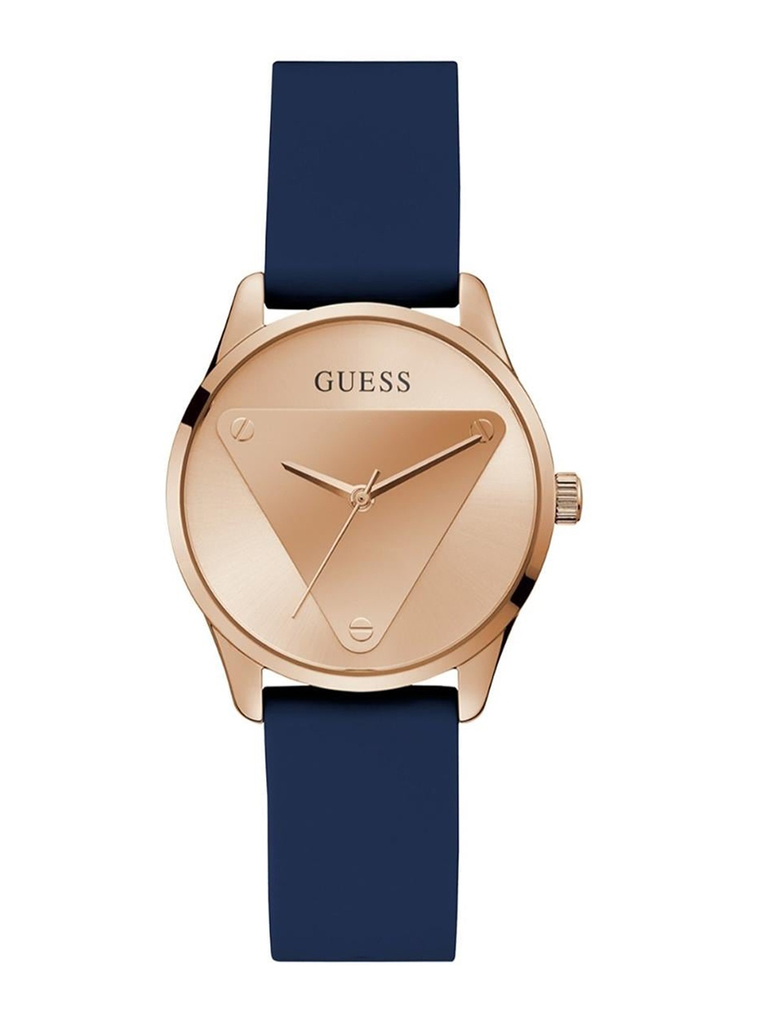 

GUESS Women Silicon Straps Analogue Watch GW0509L1, Rose gold