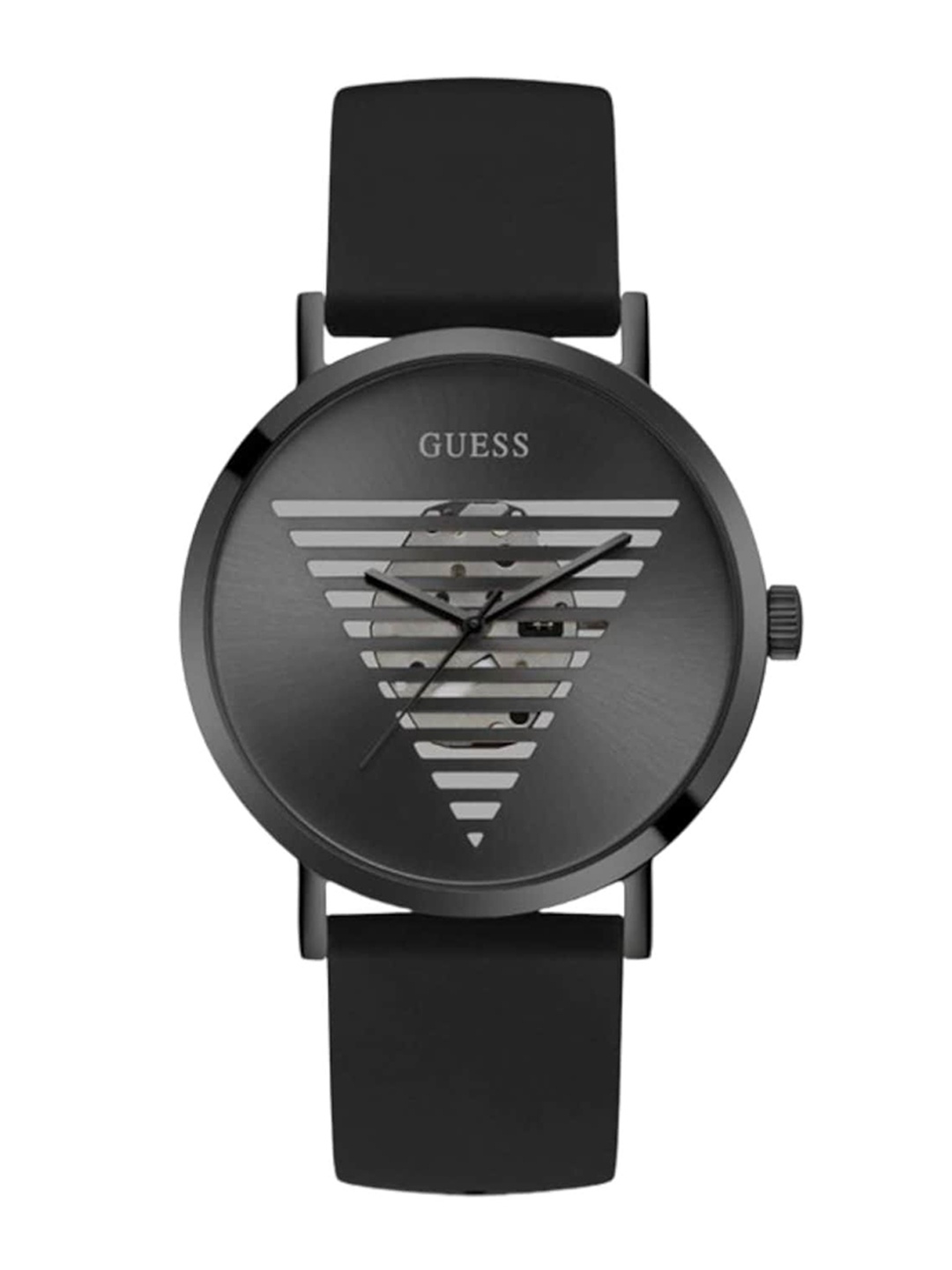 

GUESS Men & Black Wrap Around Straps Analogue Watch GW0503G3