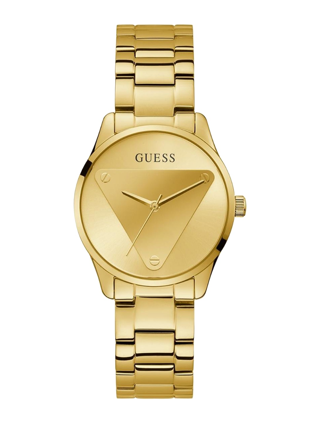

GUESS Women Bracelet Style Straps Analogue Watch GW0485L1, Gold