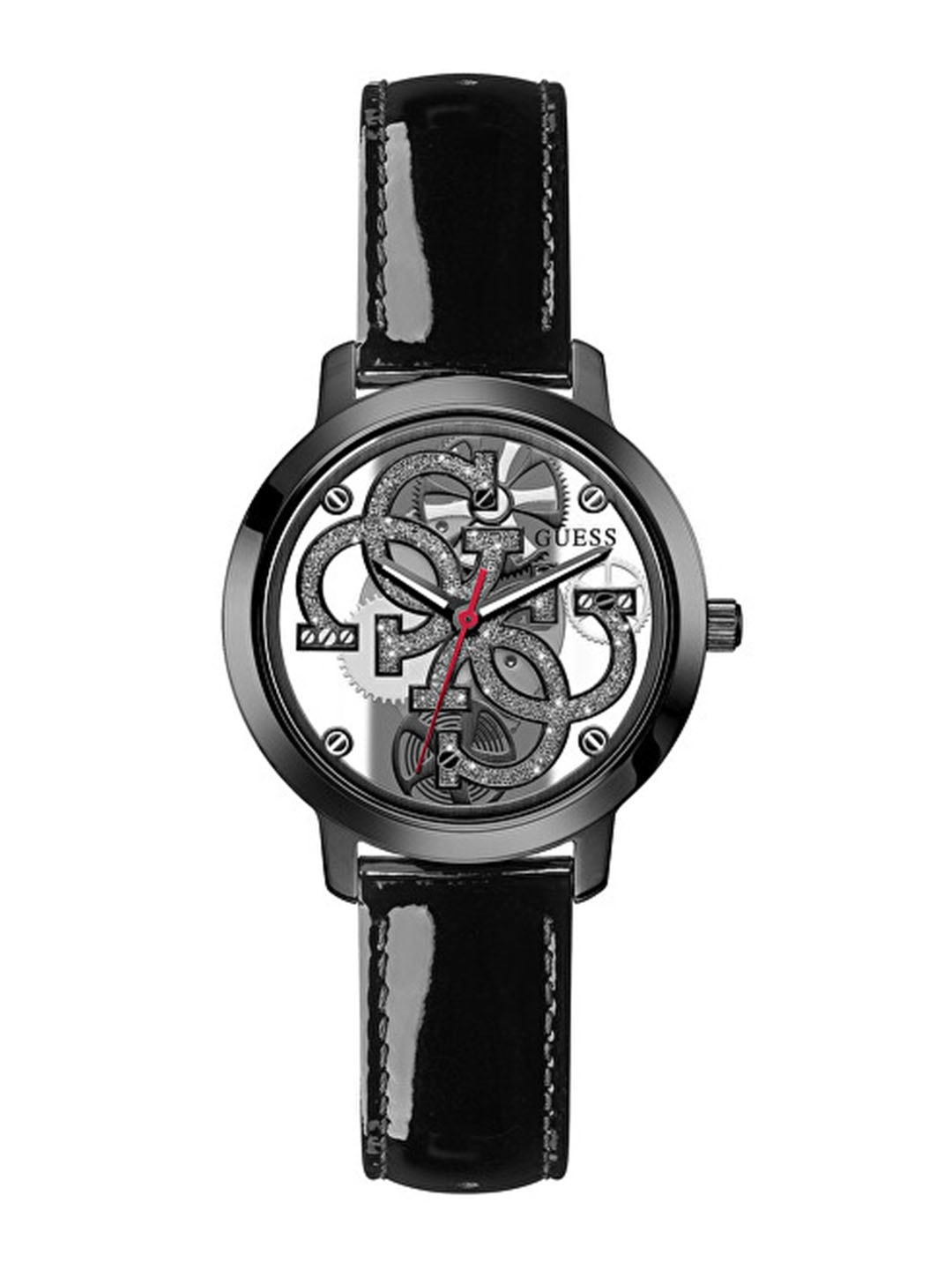 

GUESS Women Leather Straps Analogue Watch GW0301L1, Grey