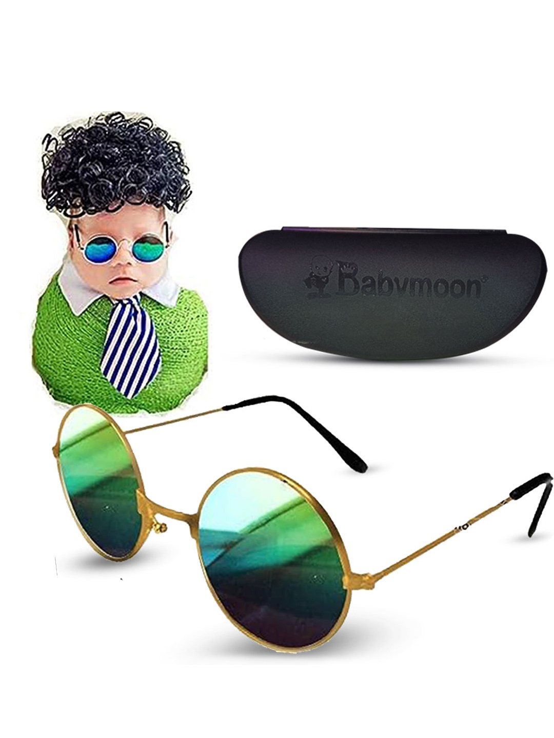 

Babymoon Infants Goggles Photoshoot Prop, Green
