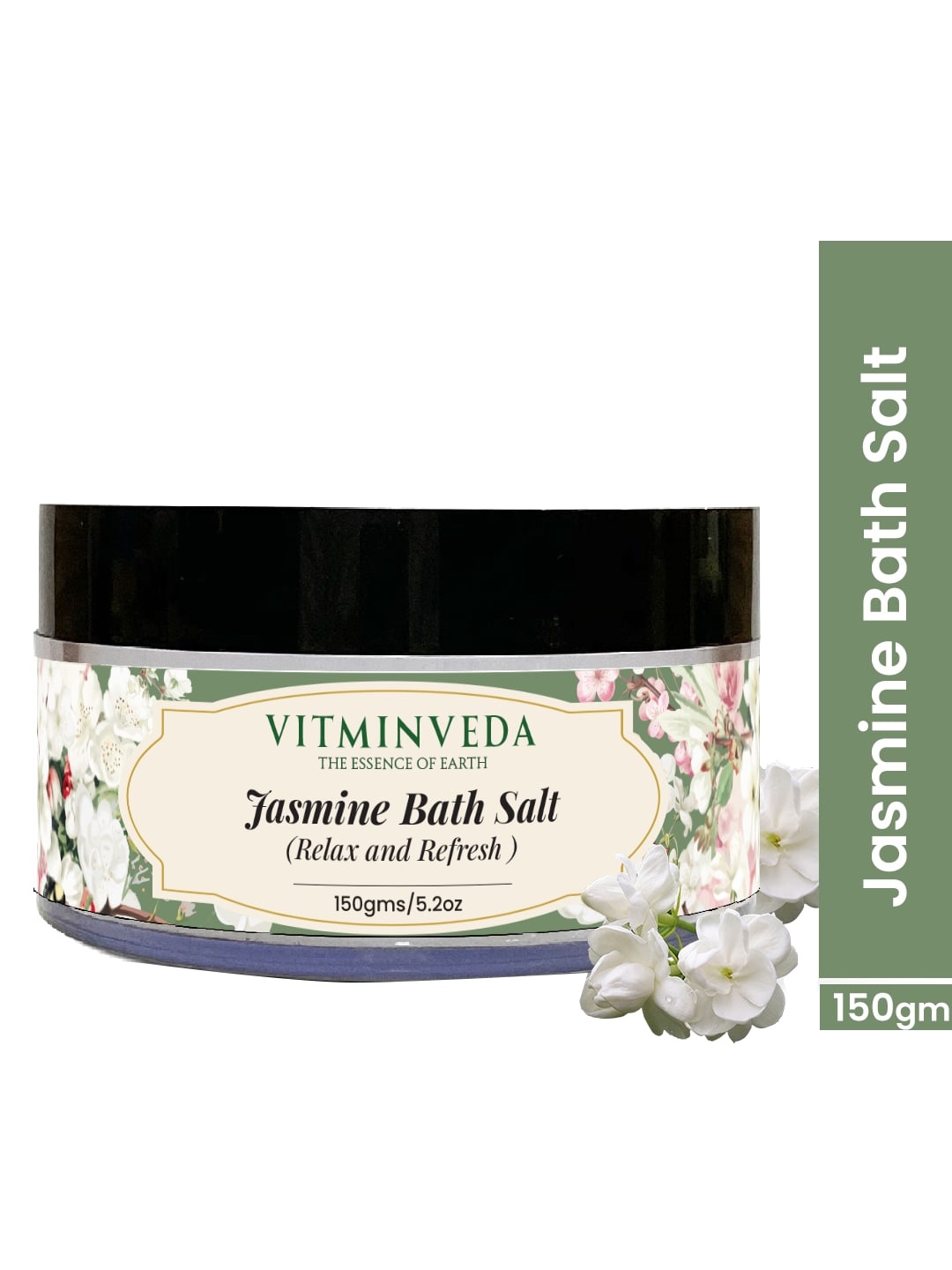 

VITMINVEDA Natural Jasmine Bath Salt - 150 g, Green