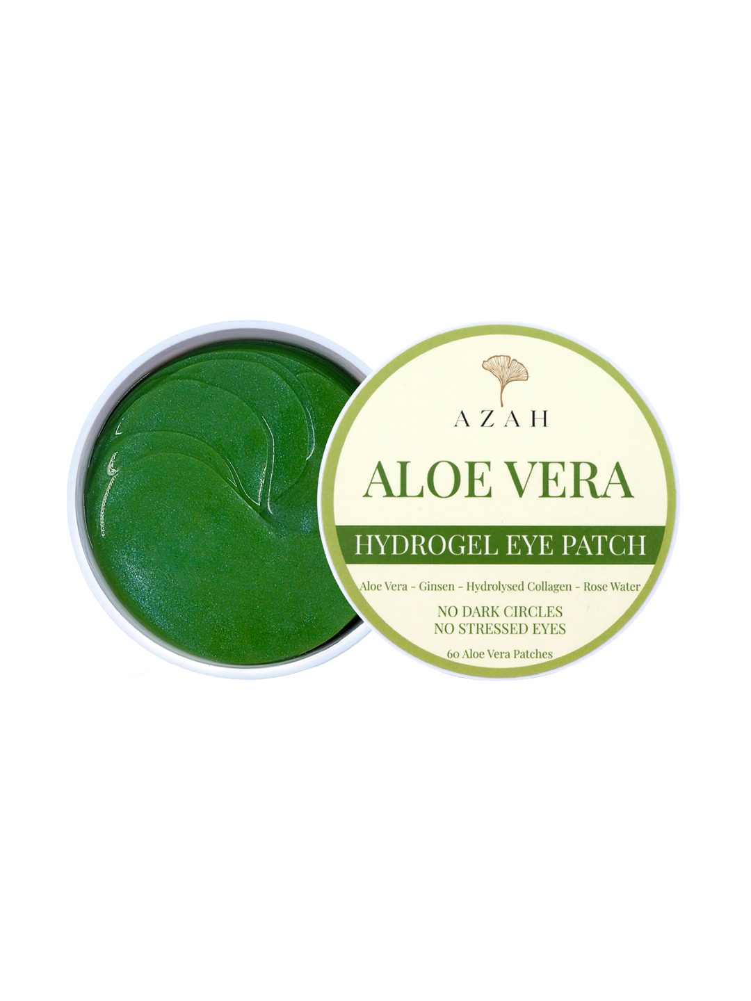 

AZAH Aloe Vera Hydrogel Under Eye Patch For Dark Circles - 60 Gel Pads, Green