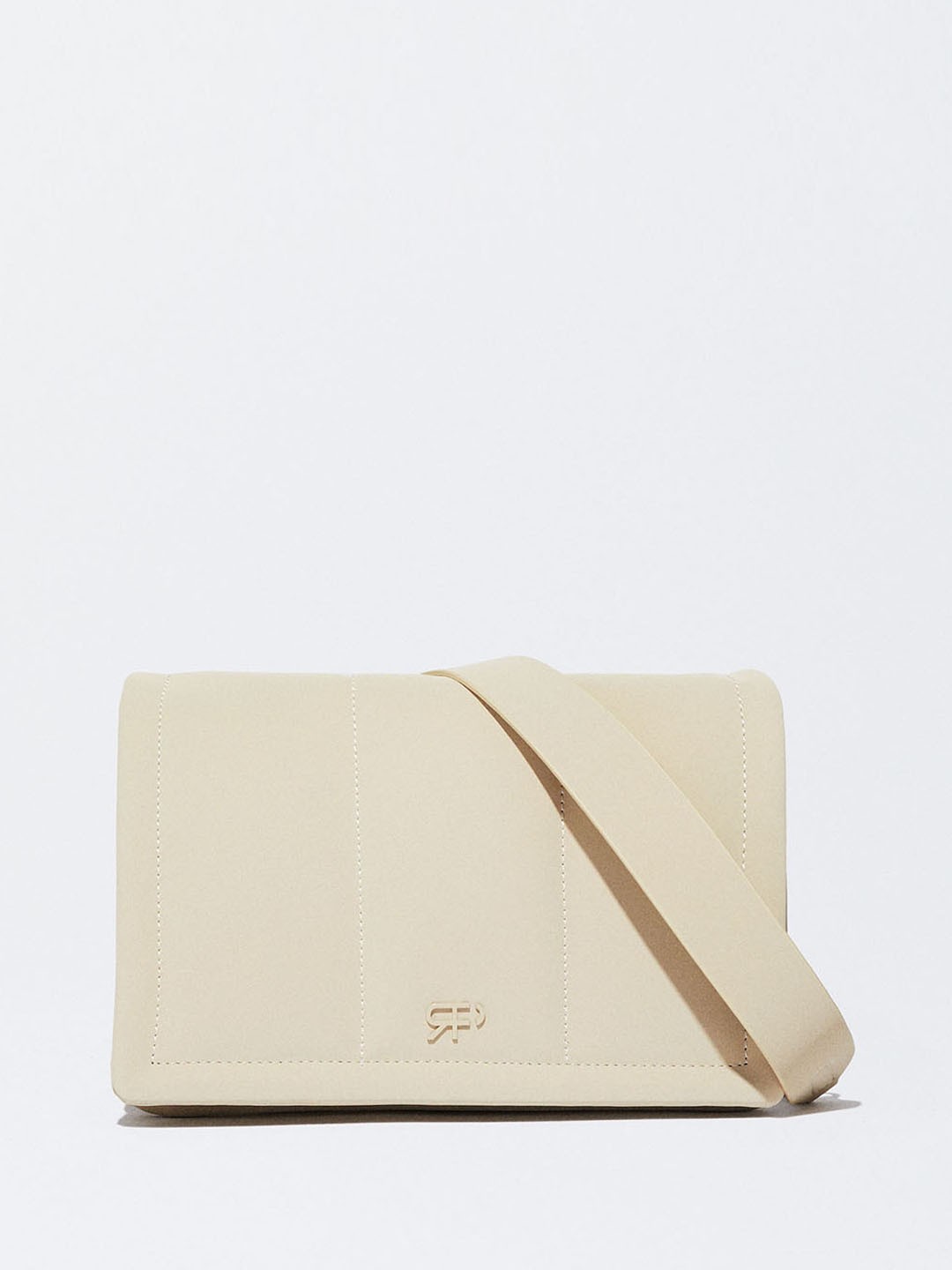 

PARFOIS Women Structured Quilted Shoulder Bag, Beige
