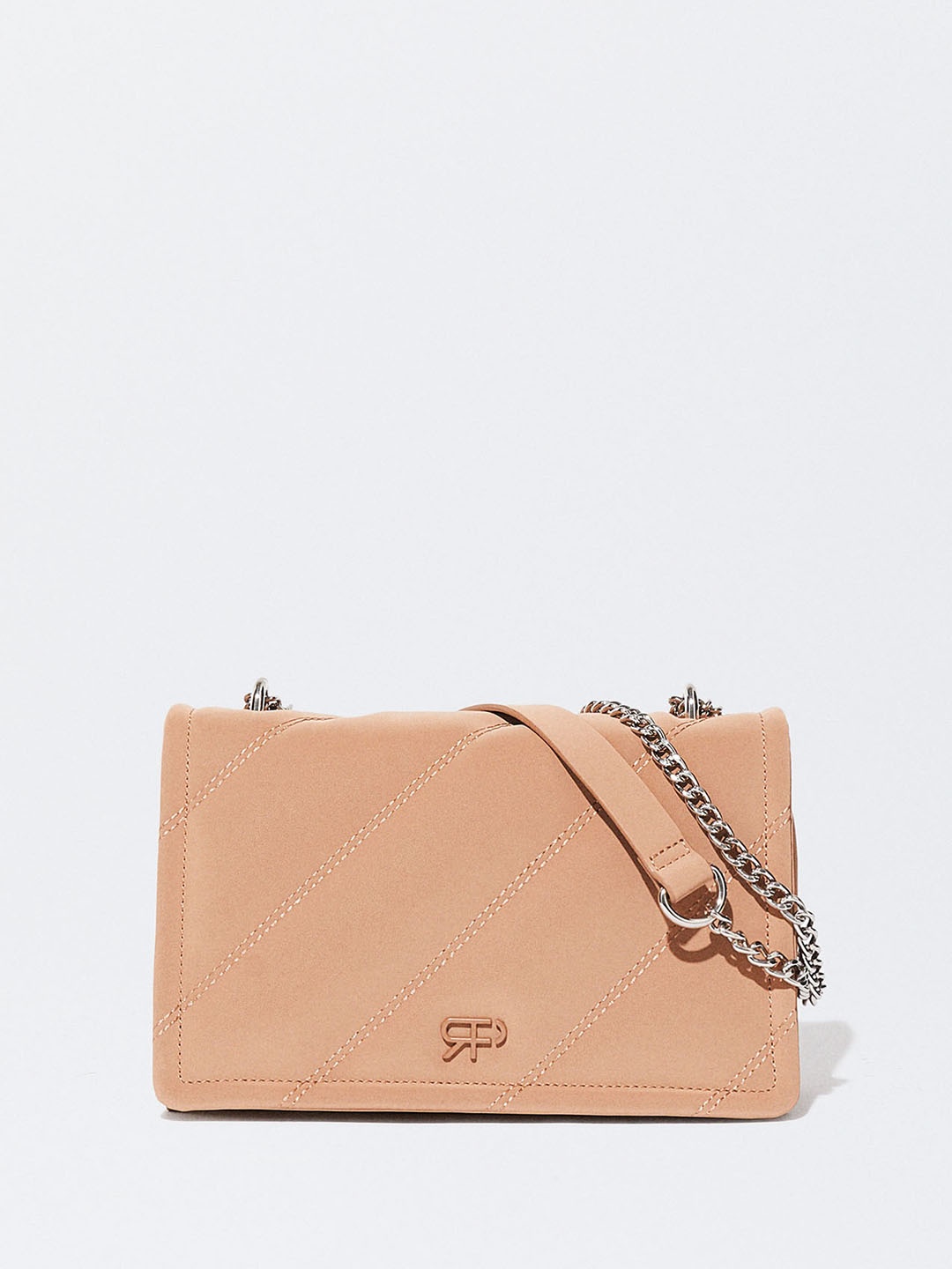

PARFOIS Women Structured Quilted Shoulder Bag, Camel brown